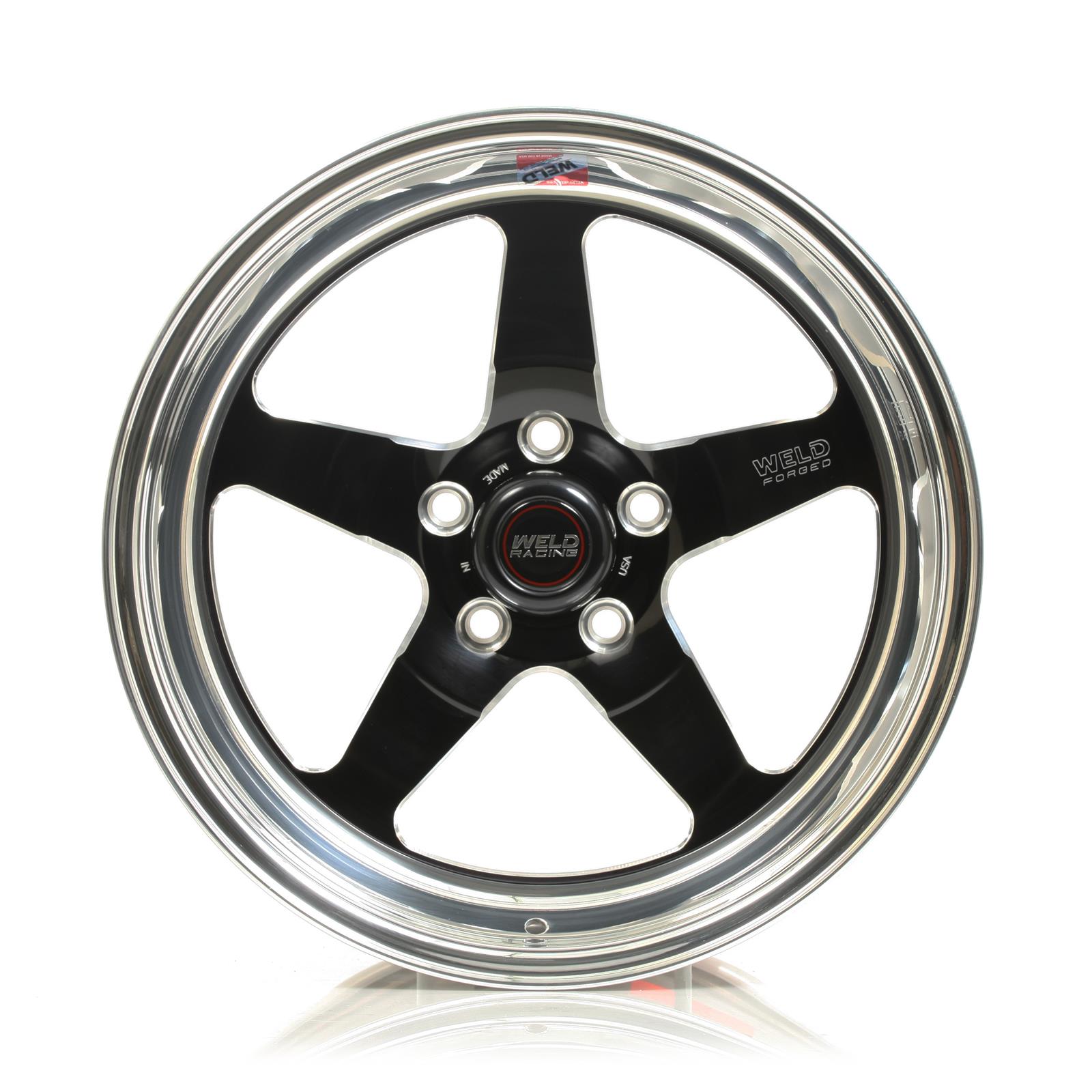 Weld S71 17x10.5 / 5x4.5 BP / 7.4in. BS Black Wheel (Low Pad) - Non-Beadlock thumbnail 2