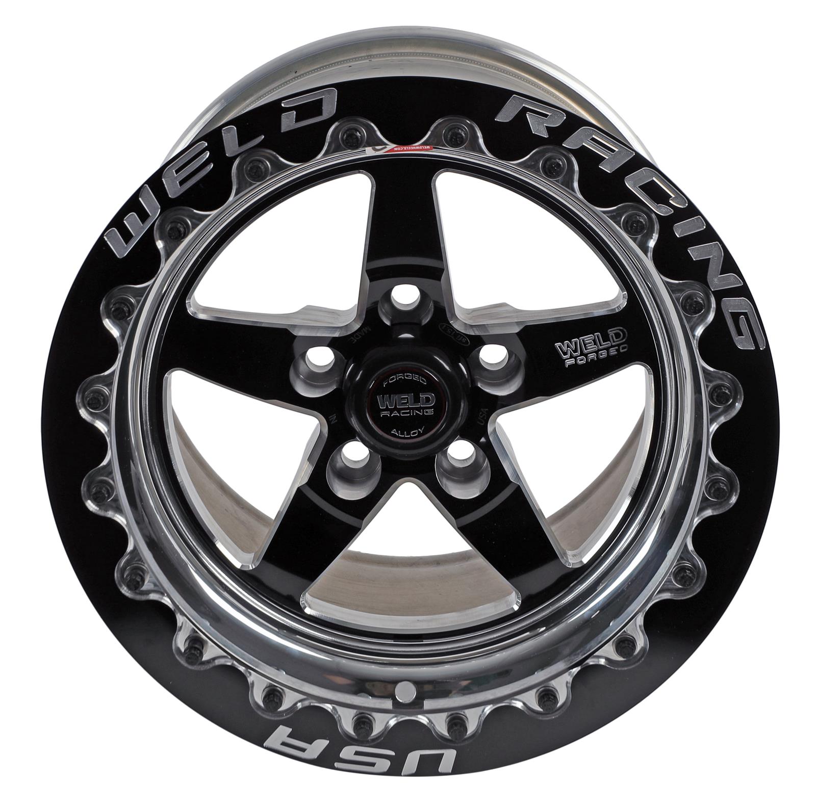 Weld Racing 71MB510A65F Weld Racing RT-S S71 Forged Aluminum Black