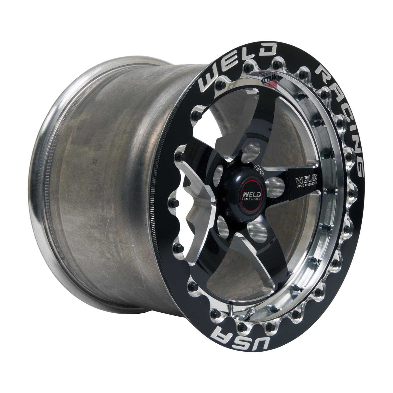 Weld Racing 71MB510N75D Weld Racing RT-S S71 Forged Aluminum Black