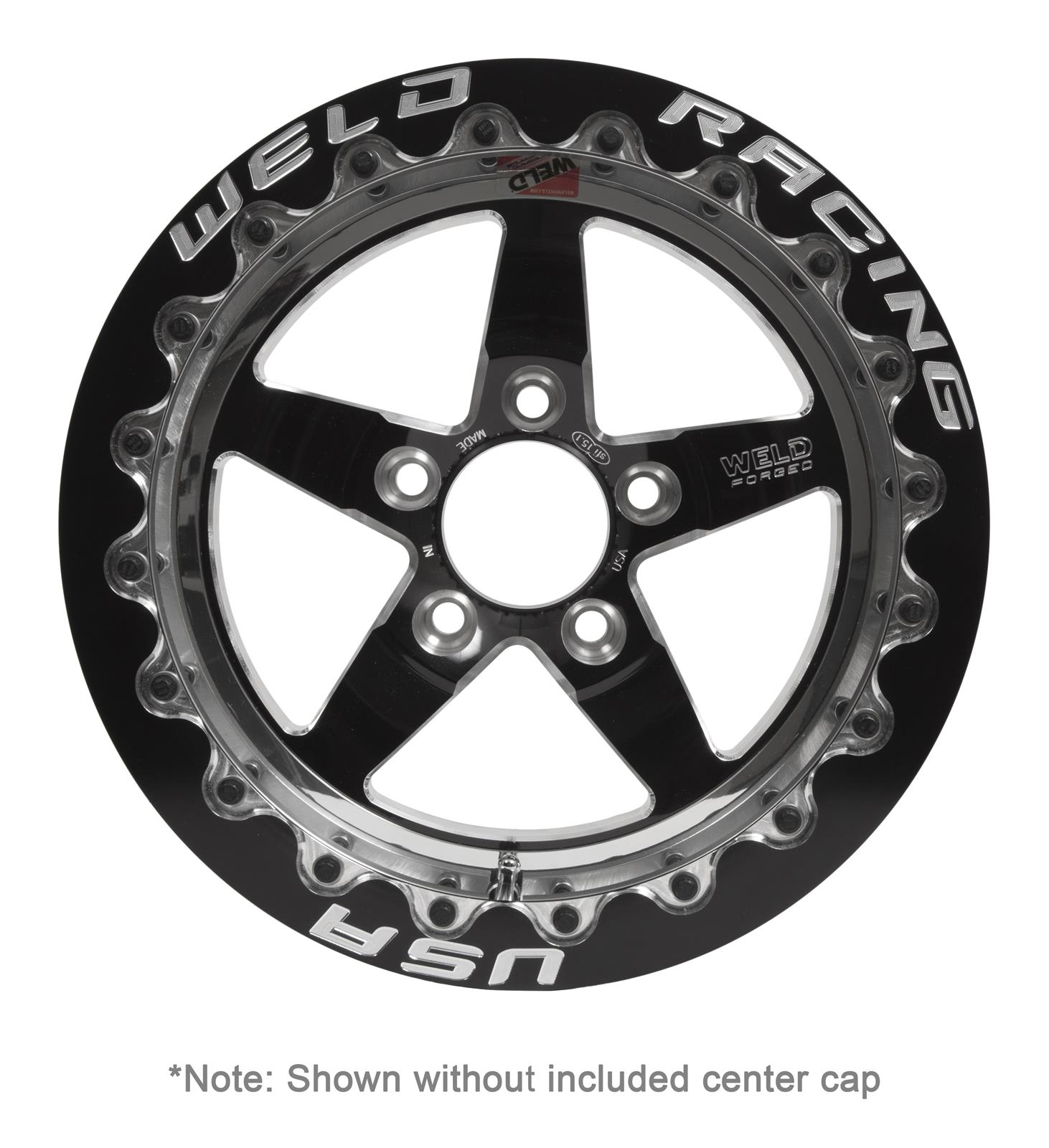 Weld Racing 71MB510N75D Weld Racing RT-S S71 Forged Aluminum Black