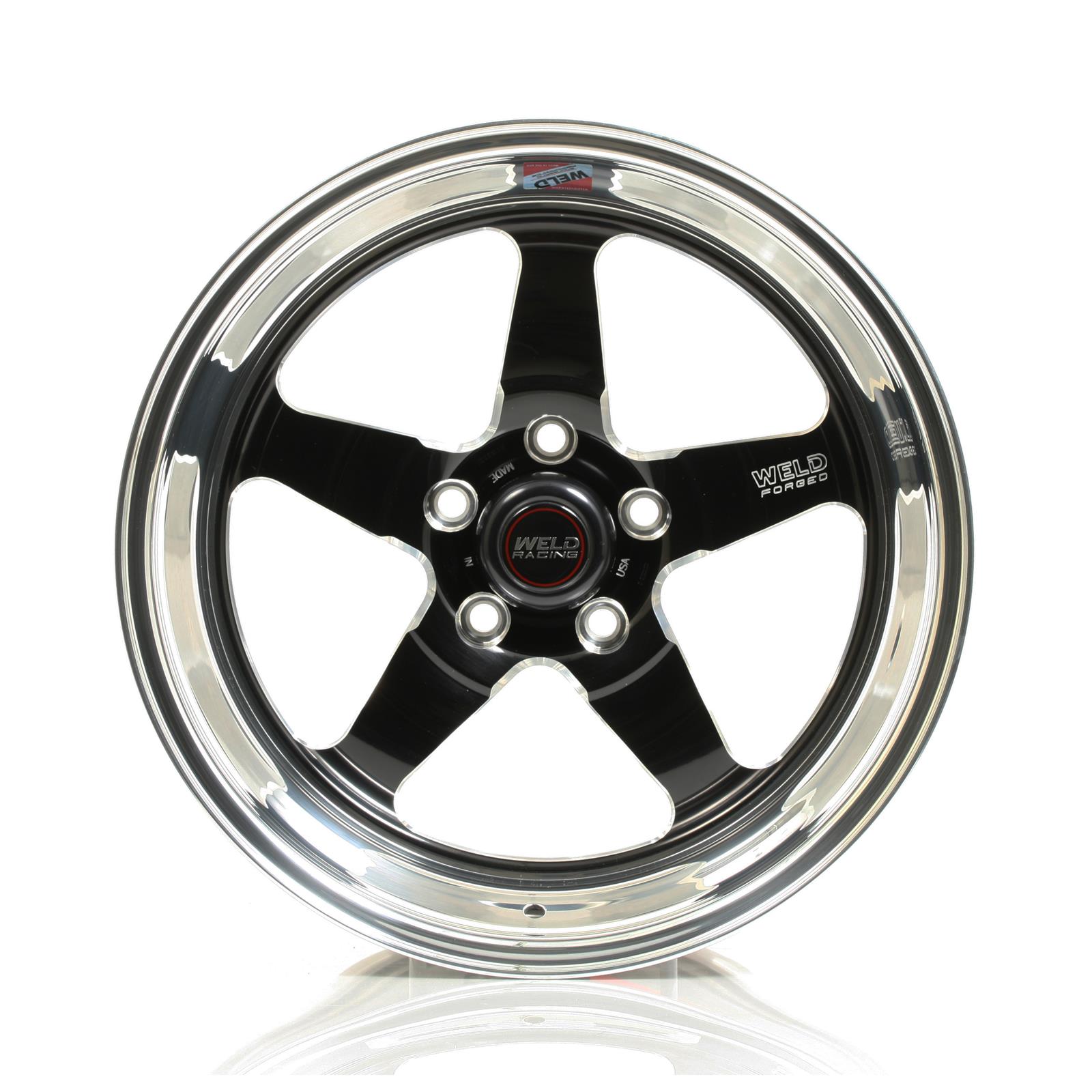 Weld S71 17x10.5 / 5x4.5 BP / 6.8in. BS Black Wheel (Medium Pad) - Non-Beadlock thumbnail 3