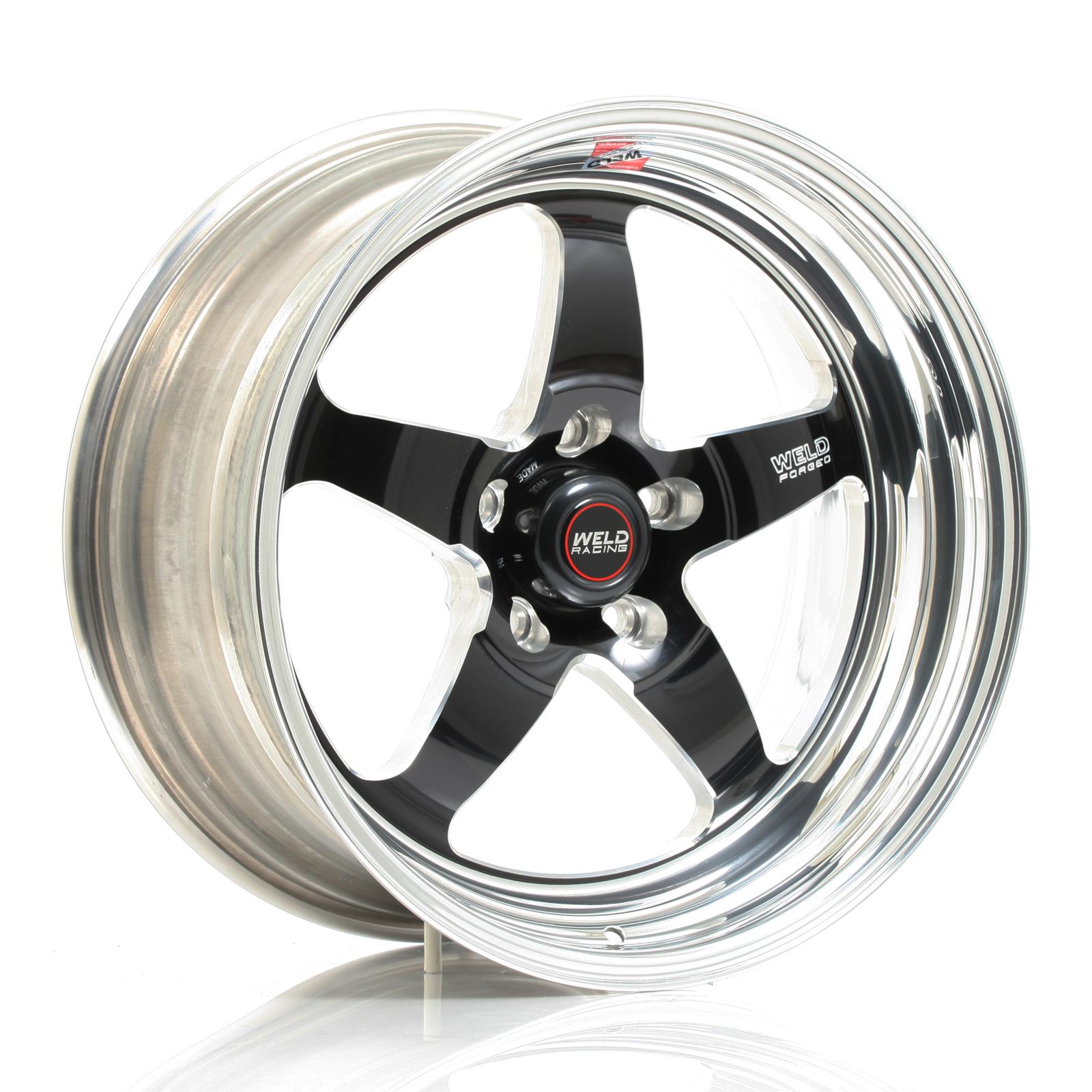 Weld S71 18x9 / 5x4.75 BP / 5.2in. BS Black Wheel (Medium Pad) - Non-Beadlock thumbnail 4