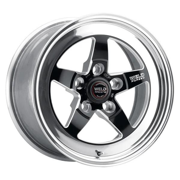 Weld S71 17x9 / 5x5 BP / 6.2in. BS Polished Wheel 3.1 ID (High Pad) - Non-Beadlock