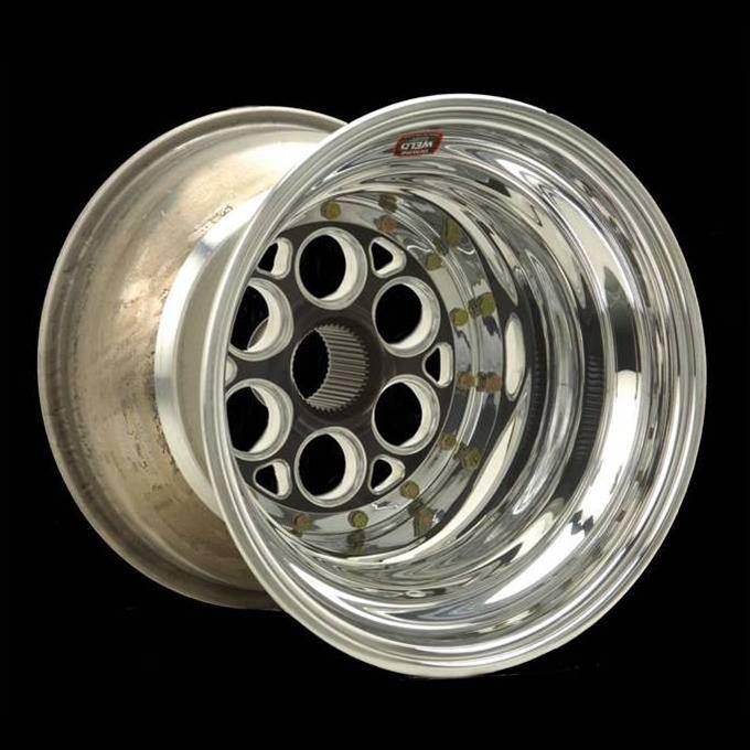Weld Racing Magnum Sprint Spline Black Anodized Wheels 15x15 Wheel, Spline, Aluminum, Matte Black, 15 in. x 15.0 in., 42-Spline Bolt Circle, 7.0 in Backspace thumbnail 2