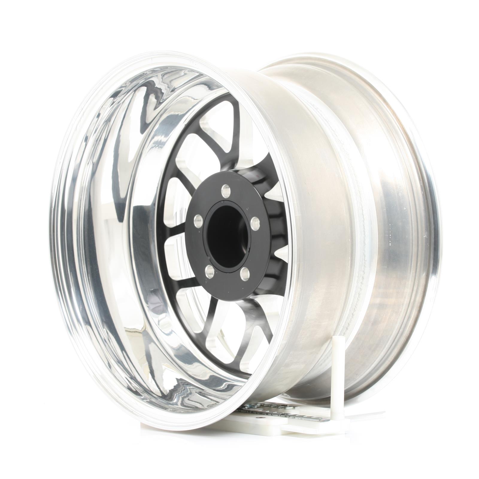Weld S77 17x9 / 5x4.5 BP / 4.2in. BS Black Wheel (High Pad) - Non-Beadlock thumbnail 4