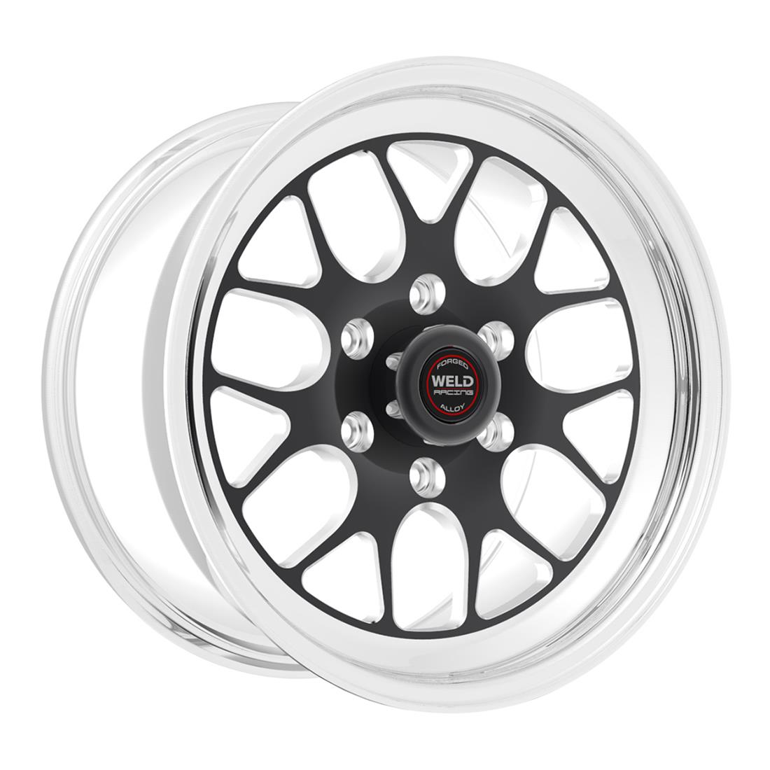 Weld S77 HD 17x10 / 6x5 BP / 6.9in. BS Black Wheel (HD Low Pad) - Non-Beadlock
