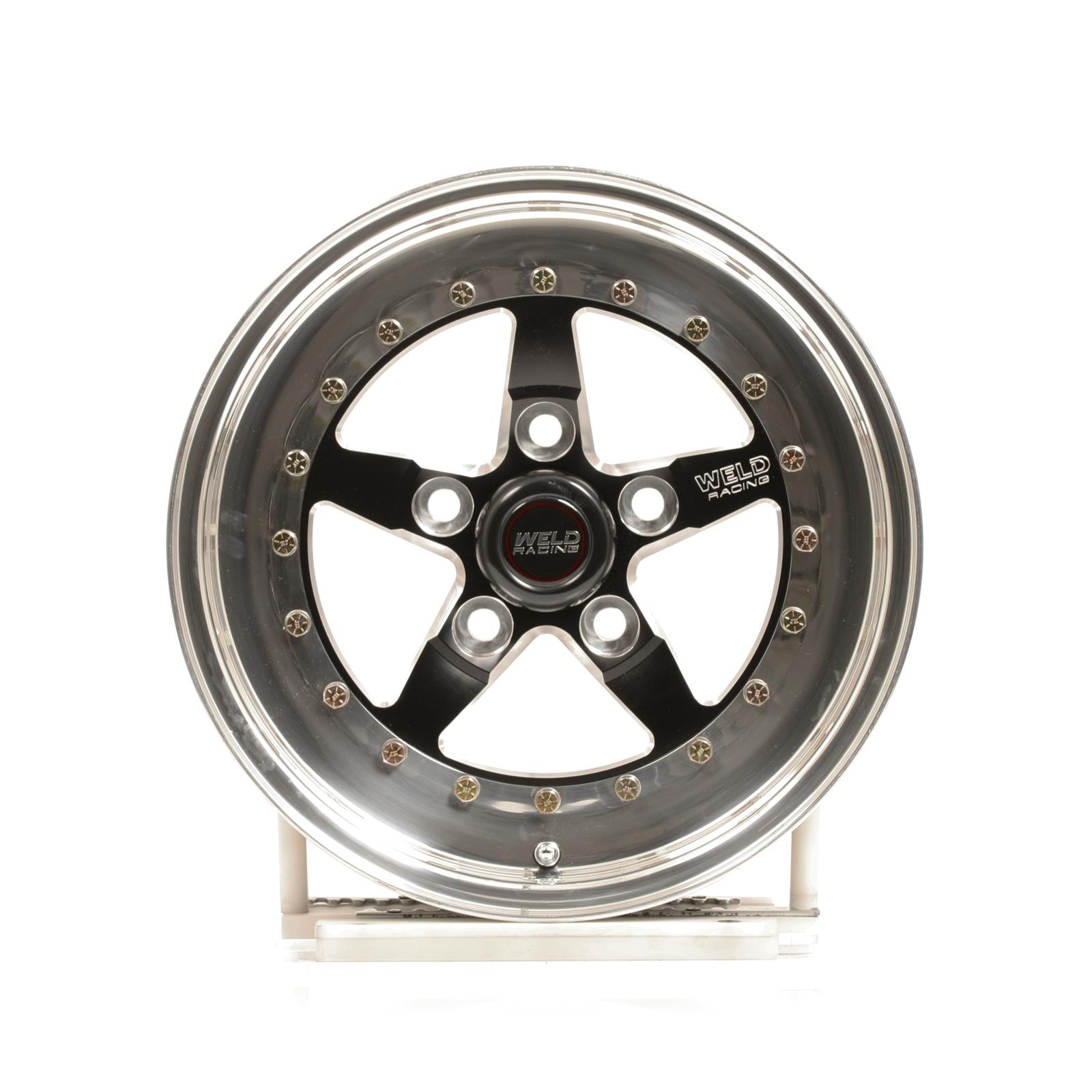 Weld Weldstar 15x4 / 5x4.75 BP / 1.5in. BS Black Wheel - Non-Beadlock