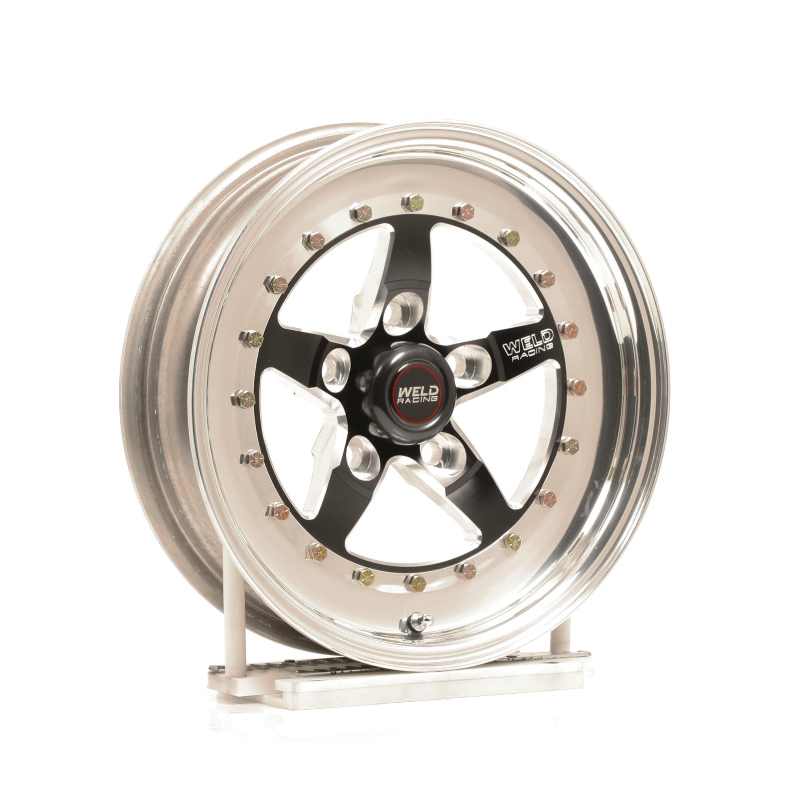 Weld Weldstar 15x4 / 5x4.75 BP / 1.5in. BS Black Wheel - Non-Beadlock thumbnail 2