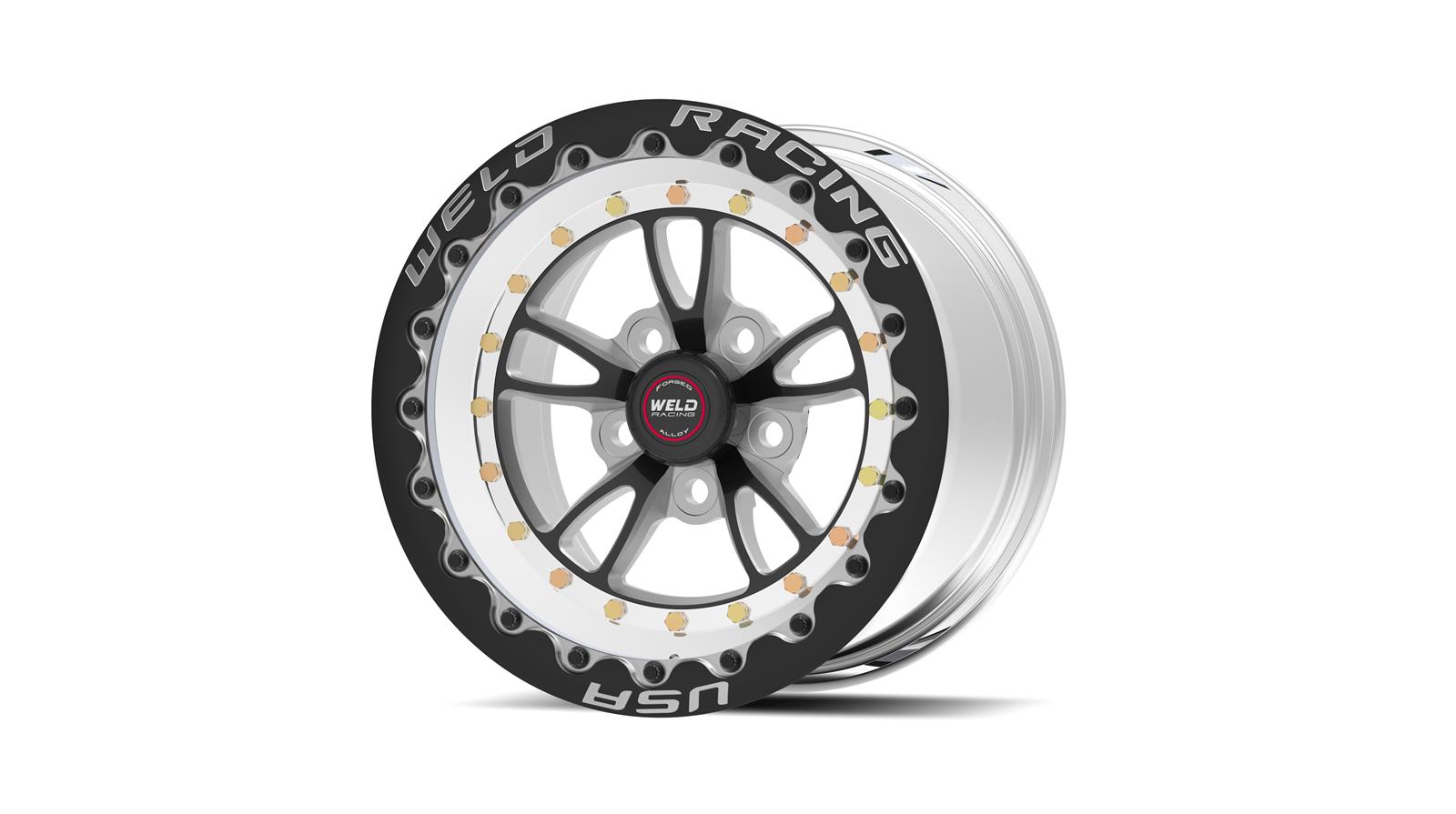 Weld RT Full Throttle 15x10 / 5x4.5 / 7.5in. BS Black Wheel - Single Beadlock