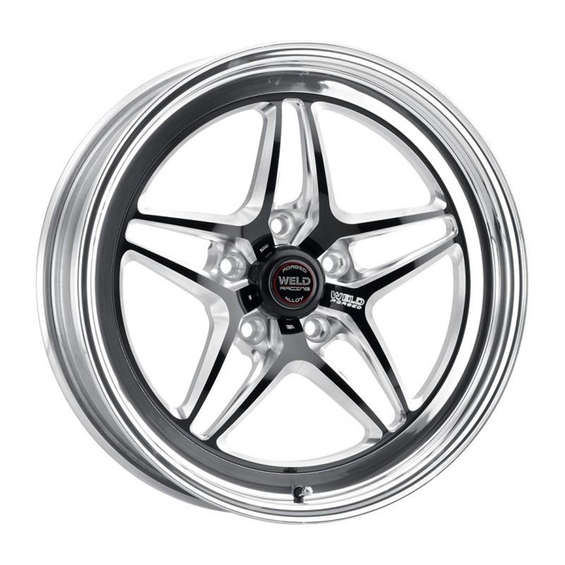 Weld S81 18x5 / 5x4.75 BP / 2.1in. BS (-23mm Offset) Black Wheel (High Pad) thumbnail 2