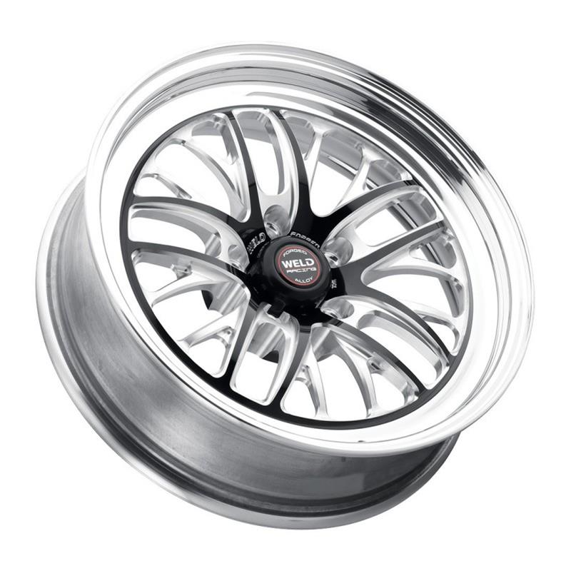 Weld 18X5.0 S82 5X4.75 2.1BS (-23mm offset) Black 3.18 ID High Pad thumbnail 3