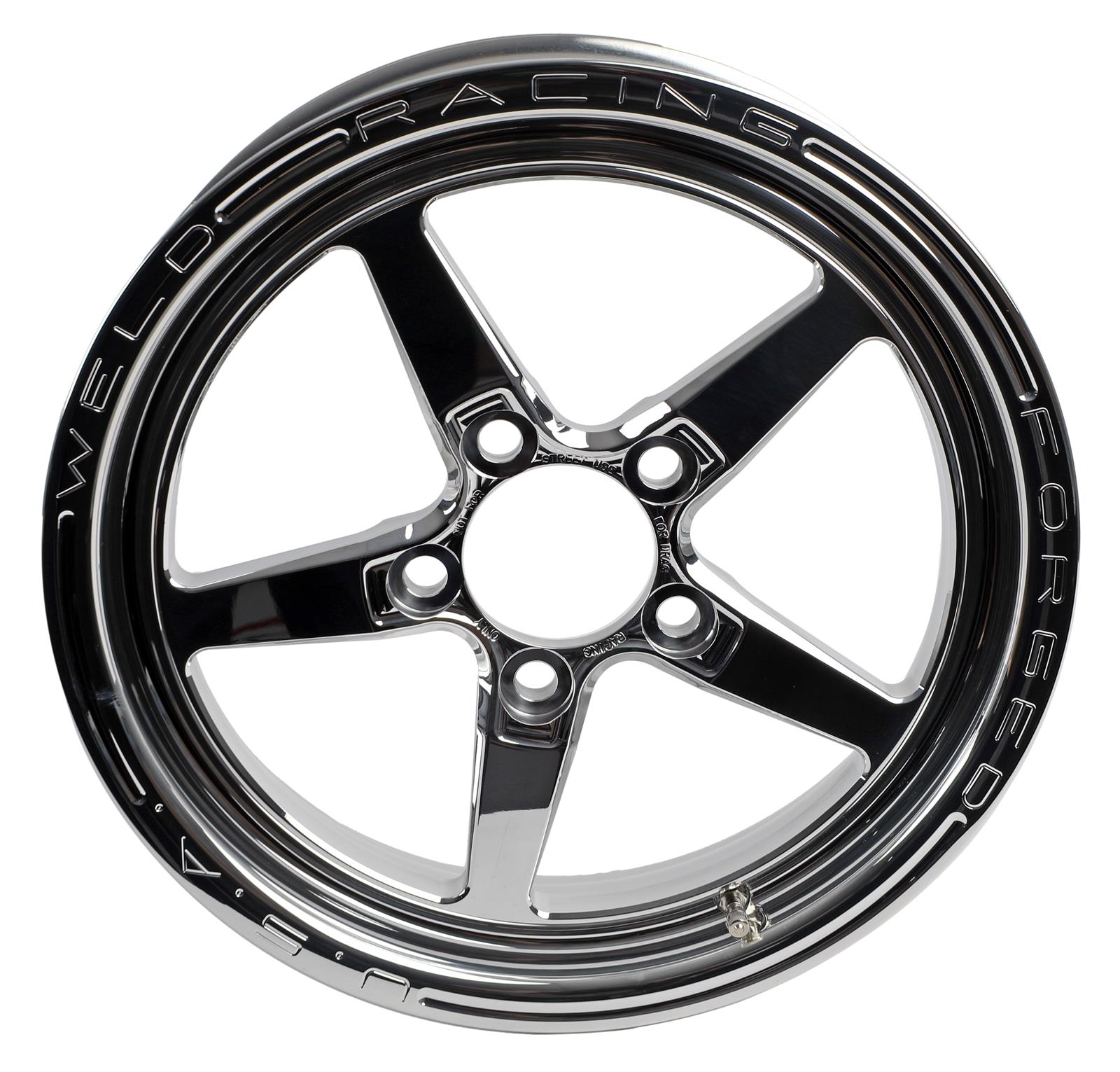 Weld Alumastar 1-Piece 15x3.5 / 5x4.5 BP / 2.25in. BS Polished Wheel - Non-Beadlock thumbnail 2