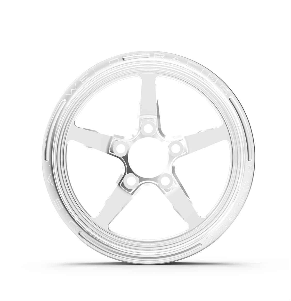 Weld Alumastar 1-Piece 17x3.5 / Strange Spindle BP / 1.75in. BS Polished Wheel - Non-Beadlock thumbnail 2