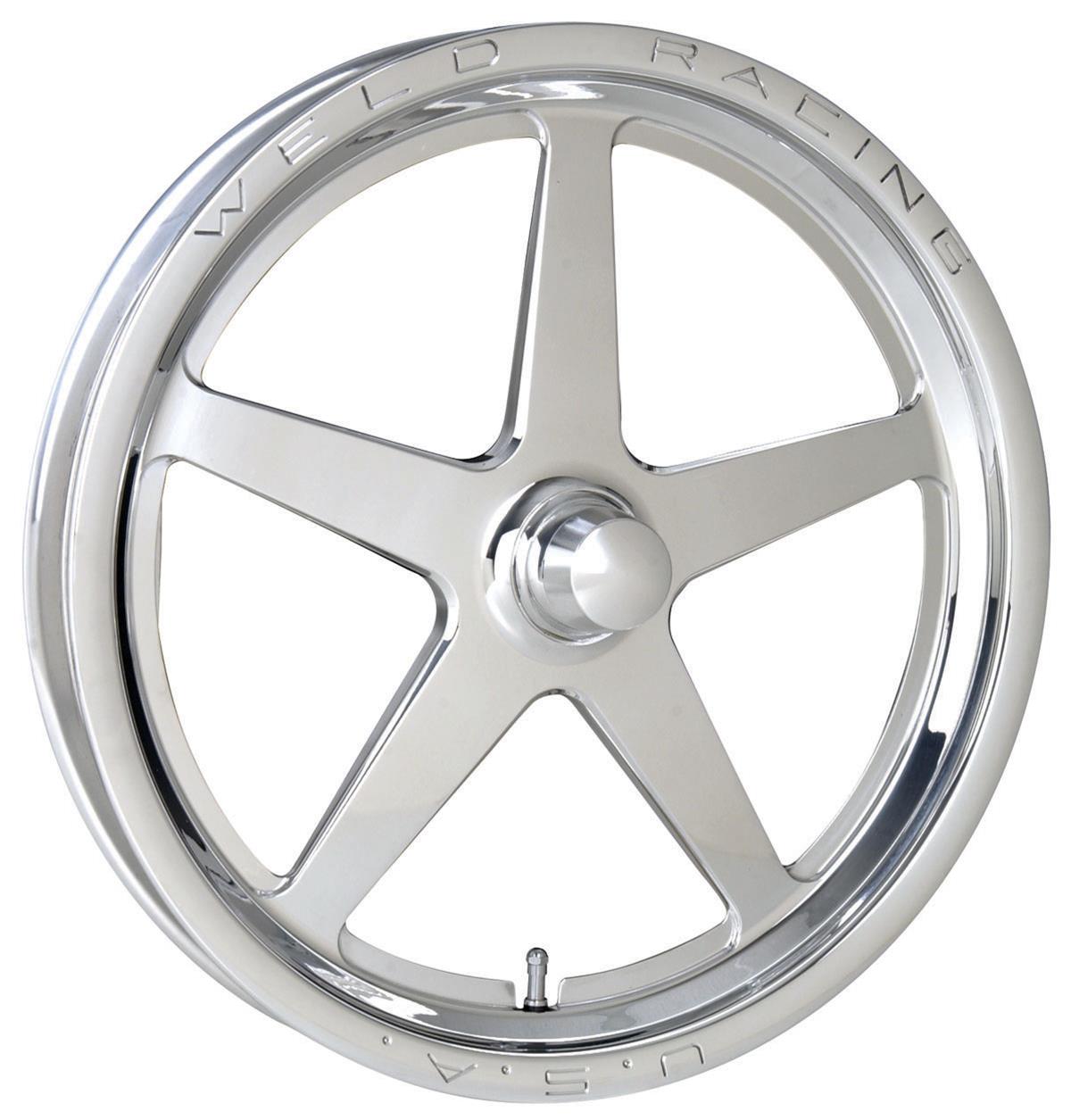 Weld Alumastar 1-Piece 18x6 / 5x115 BP / 2.7in. BS Polished Wheel - Non-Beadlock