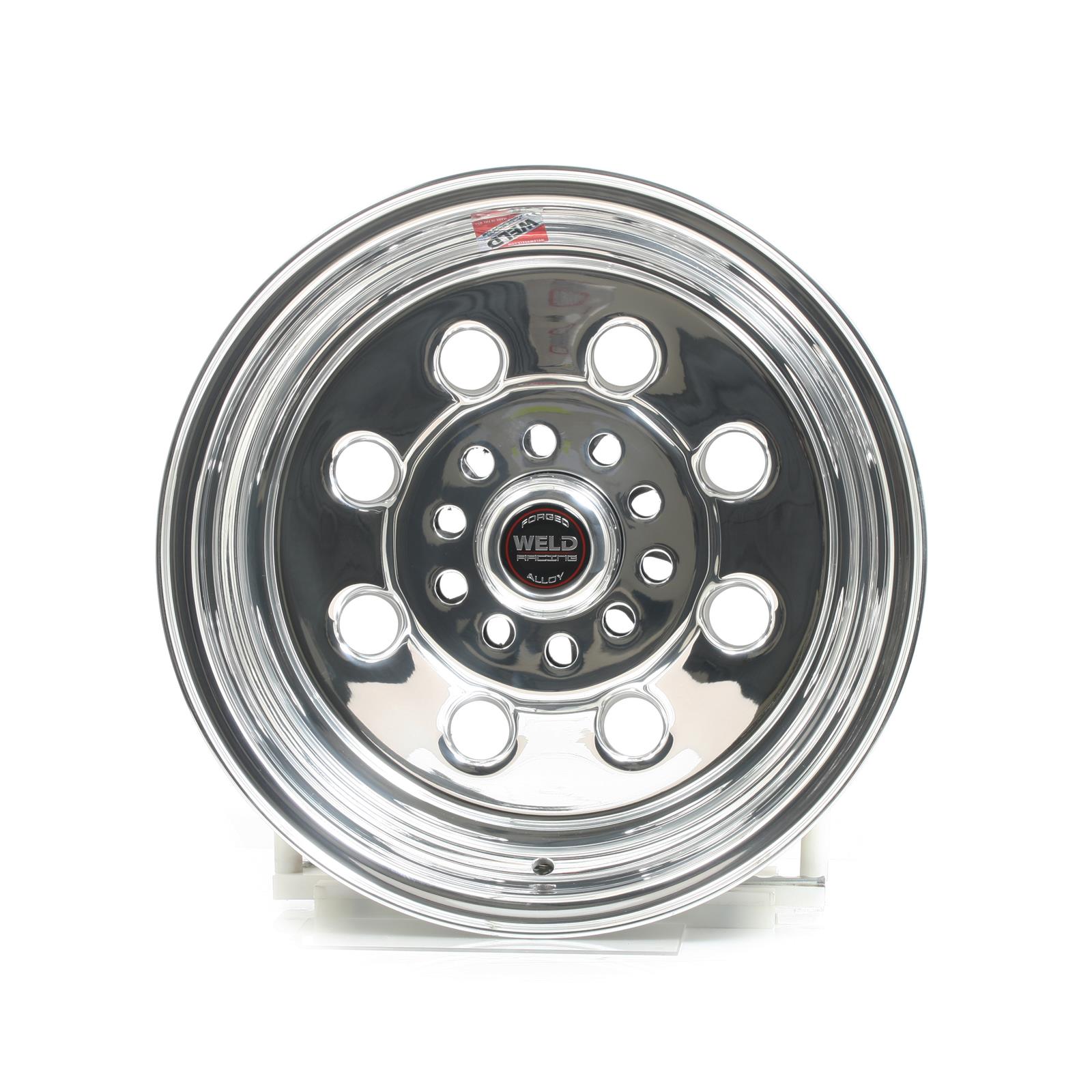Weld Draglite 15x10 / 5x4.5 & 5x4.75 BP / 5.5in. BS Polished Wheel - Non-Beadlock