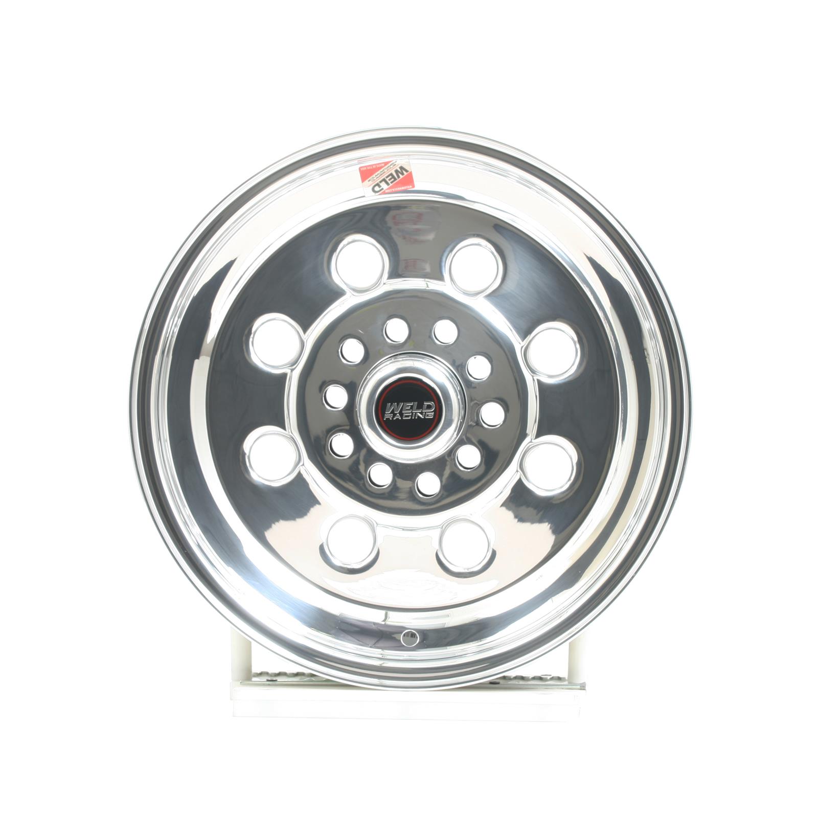Weld Draglite 15x4 / 5x4.5 & 5x4.75 BP / 1.875in. BS Polished Wheel - Non-Beadlock