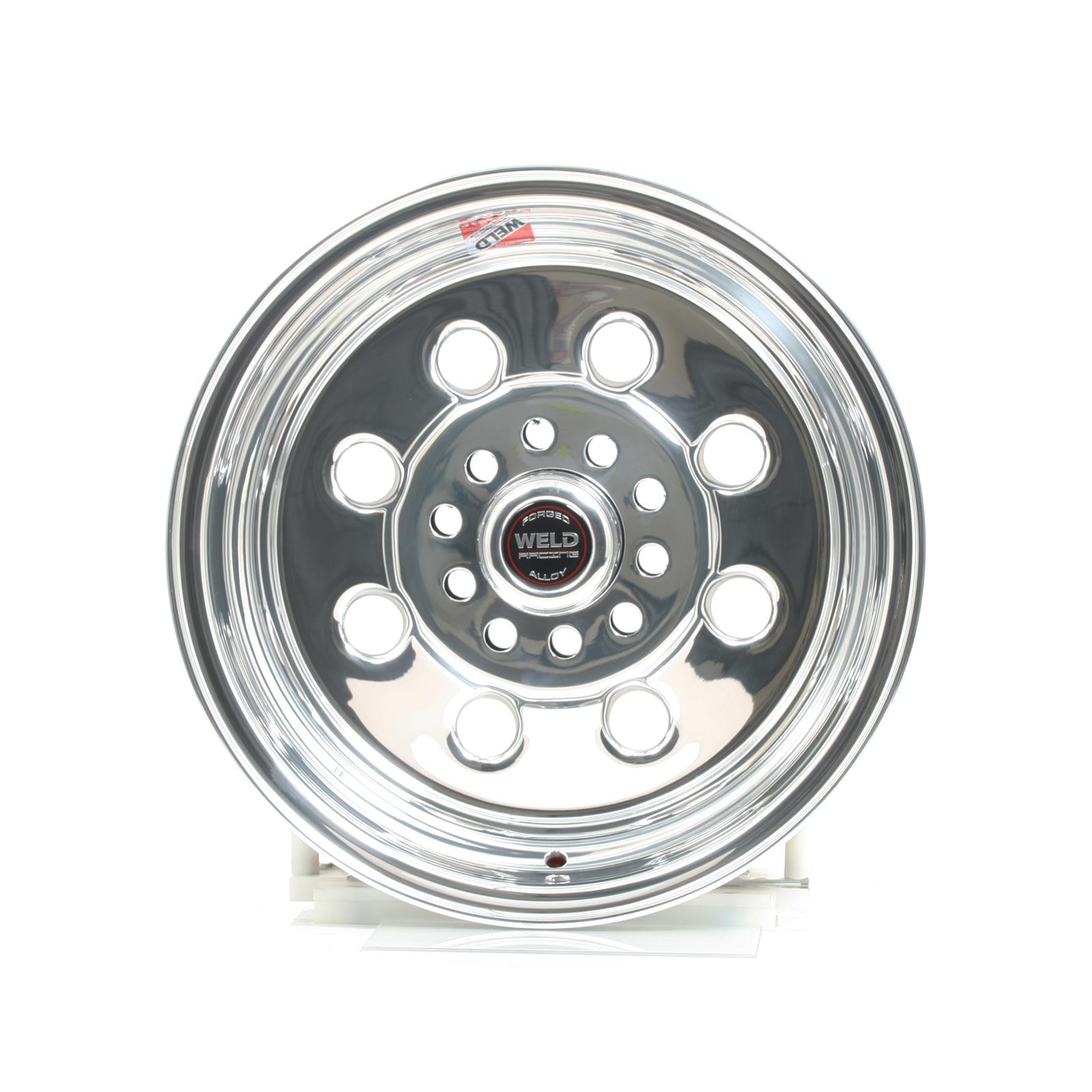 Weld Draglite 15x7 / 5x4.5 & 5x4.75 BP / 3.5in. BS Polished Wheel - Non-Beadlock