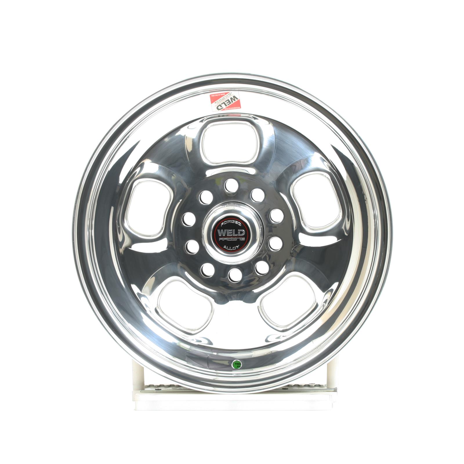 Weld Rodlite 15x4 / 5x4.5 & 5x4.75 BP / 1.875in. BS Polished Wheel - Non-Beadlock