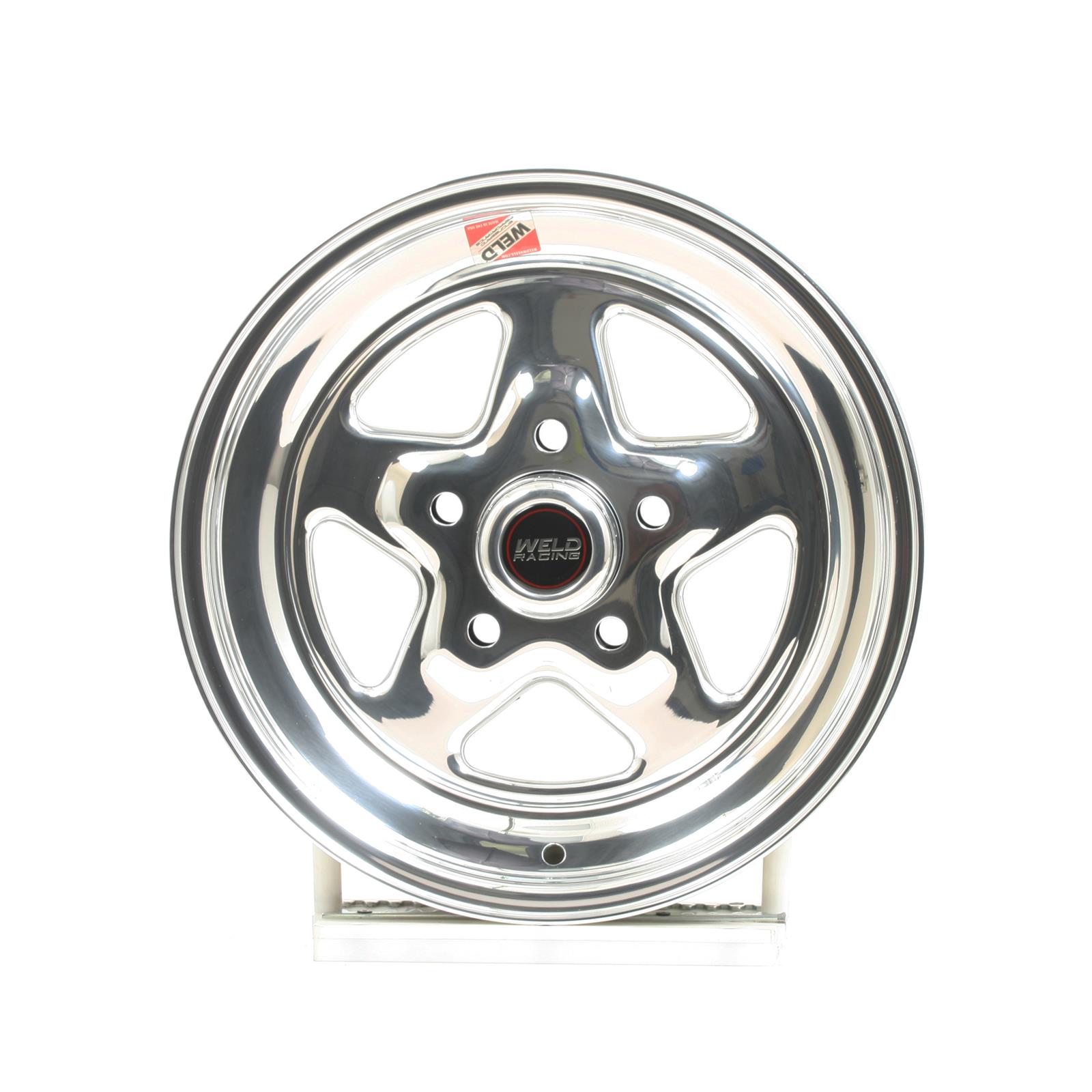 Weld ProStar 15x4 / 5x4.75 BP / 1.875in. BS Polished Wheel - Non-Beadlock