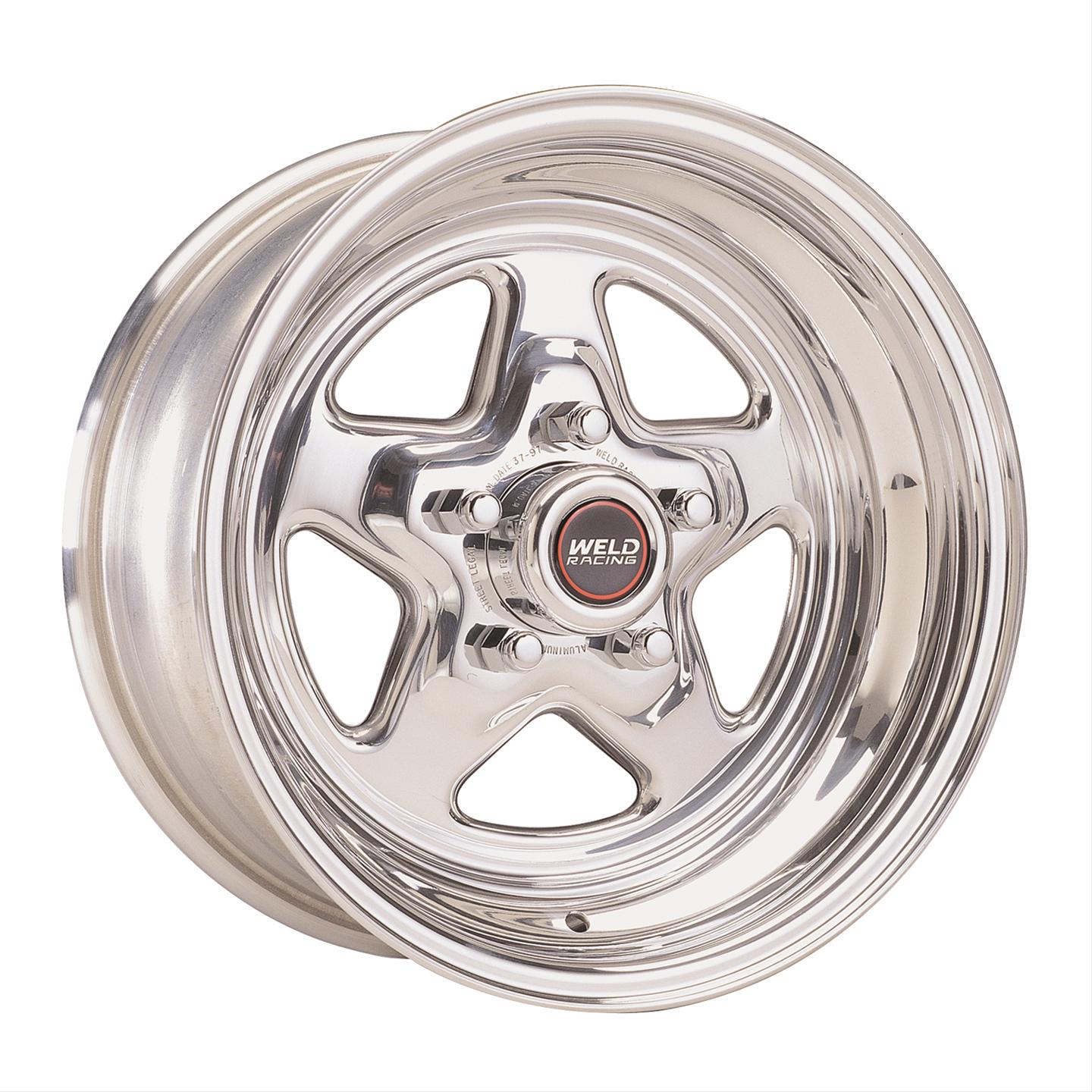 Weld ProStar 15x9 / 5x4.75 BP / 5.5in. BS Polished Wheel - Non-Beadlock