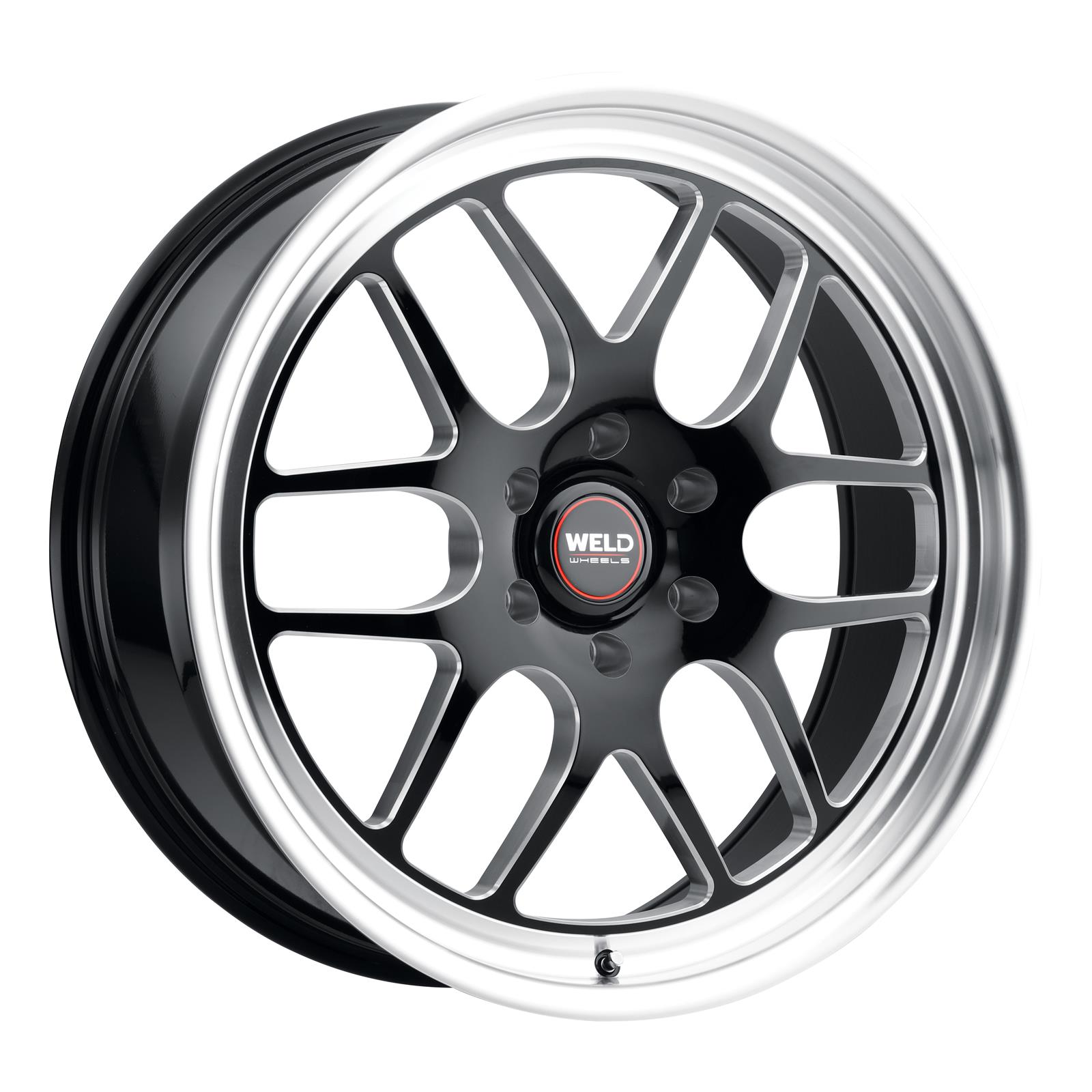 Weld Solana 22x10.5 / 5x139.7 BP / ET13 / 87.1mm Bore - Gloss Black MIL DIA Wheel