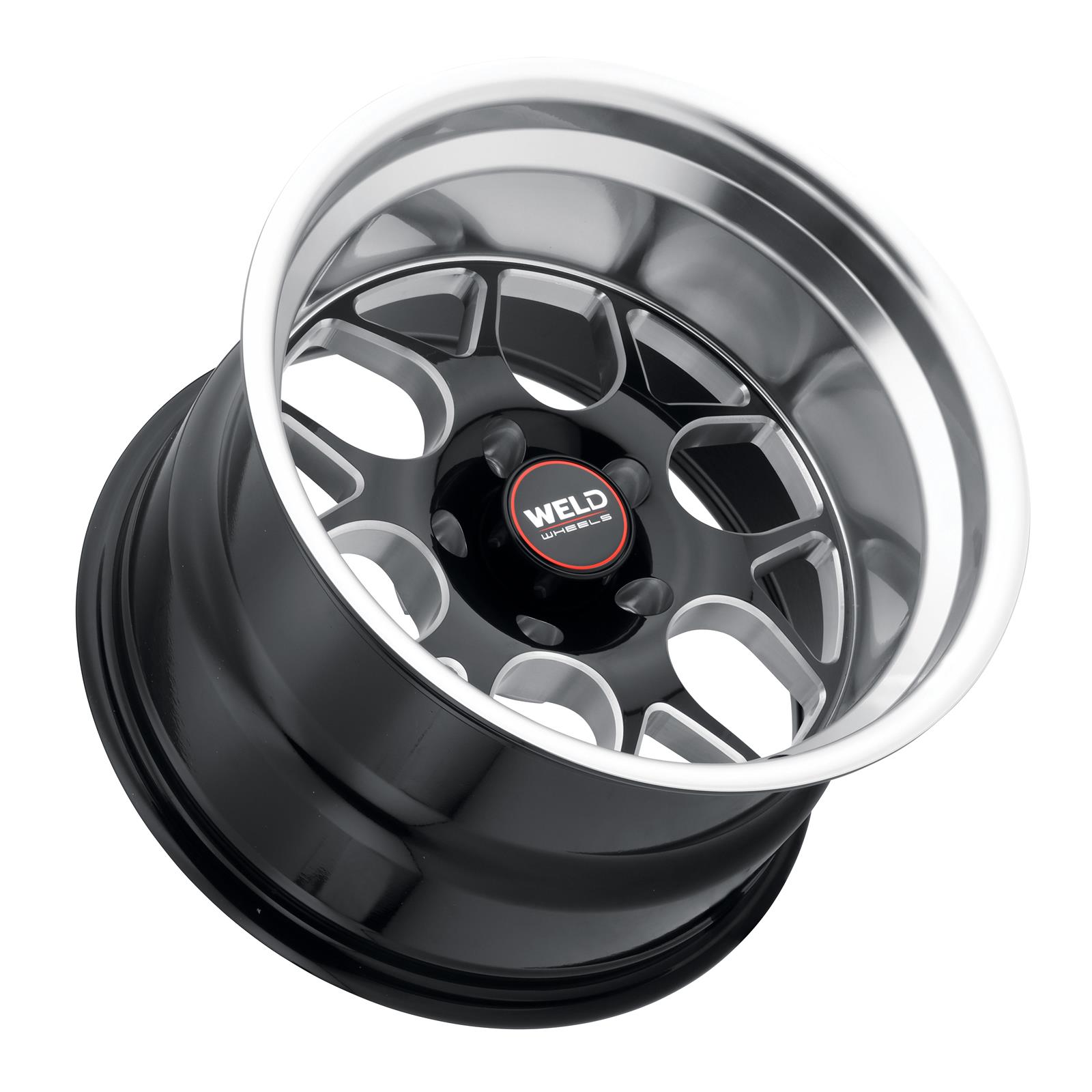 Weld Solana 17x9 / 5x120.65 BP / ET45 / 70.3mm Bore - Gloss Black MIL DIA Wheel thumbnail 3