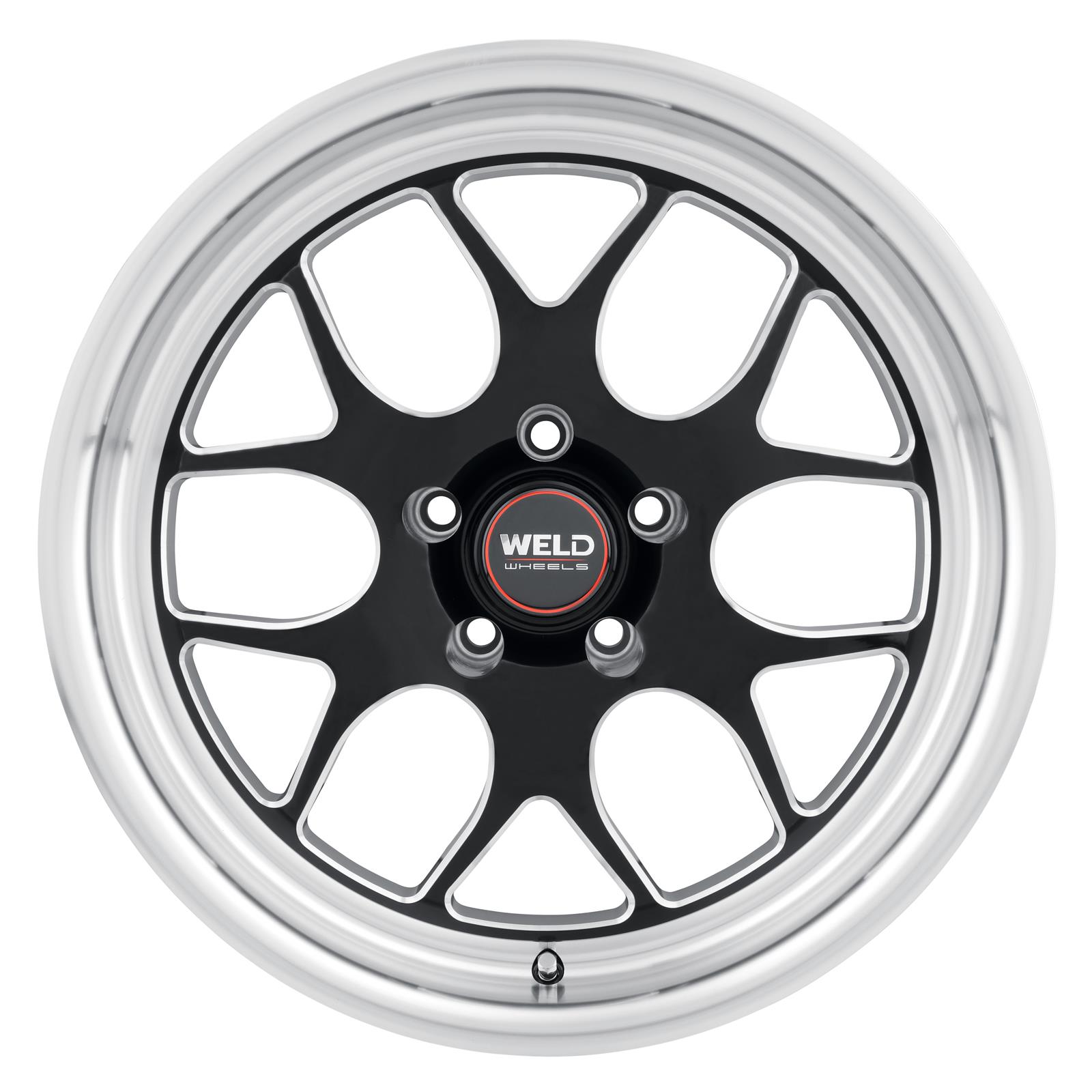 Weld Solana 18x12 / 5x120.65 BP / ET50 / 70.3mm Bore - Gloss Black MIL DIA Wheel thumbnail 2