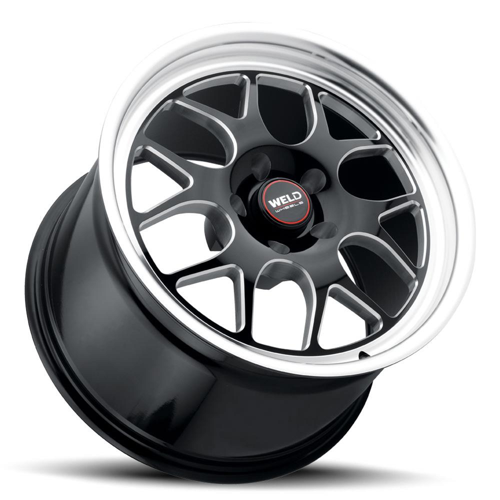 Weld Solana 18x12 / 5x120.65 BP / ET50 / 70.3mm Bore - Gloss Black MIL DIA Wheel thumbnail 3