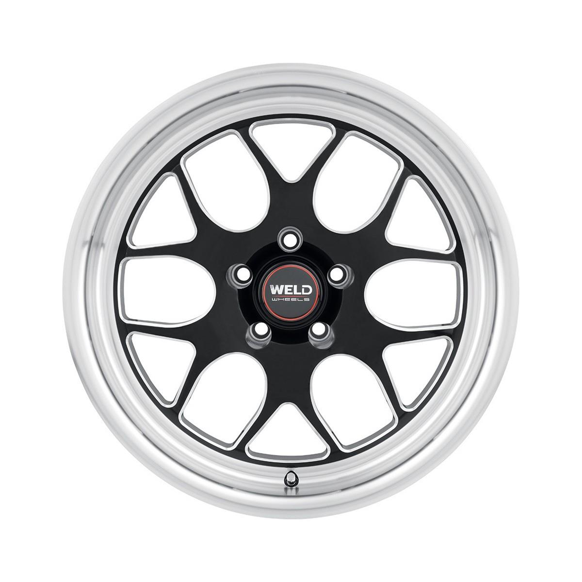 Weld Solana 18x9.5 / 5x120.65 BP / ET50 / 70.3mm Bore - Gloss Black MIL DIA Wheel thumbnail 2