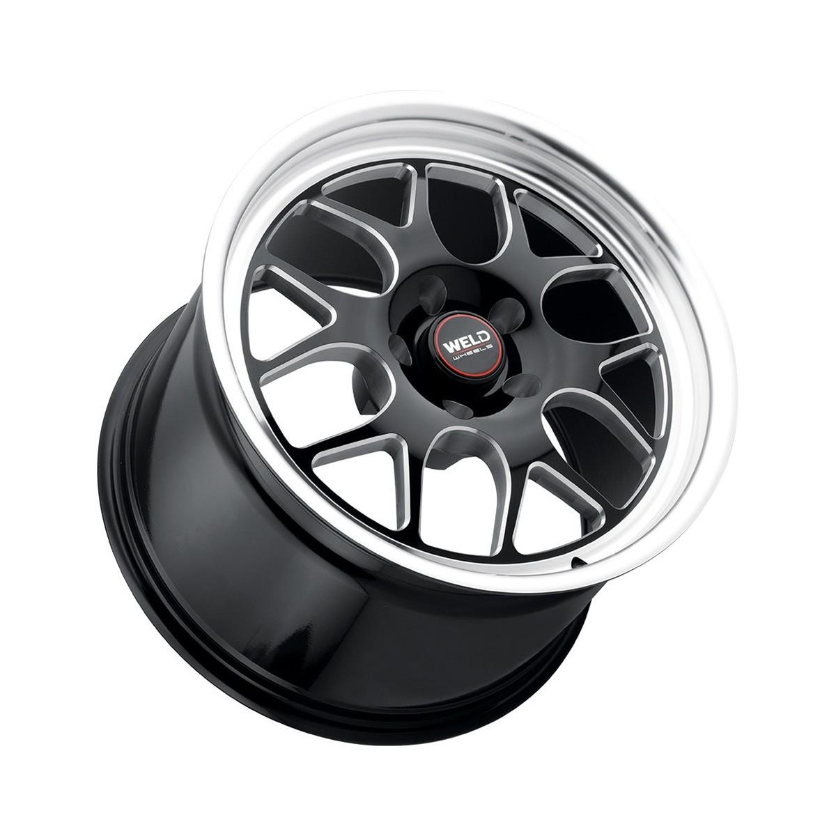 Weld Solana 18x9.5 / 5x120.65 BP / ET50 / 70.3mm Bore - Gloss Black MIL DIA Wheel thumbnail 3