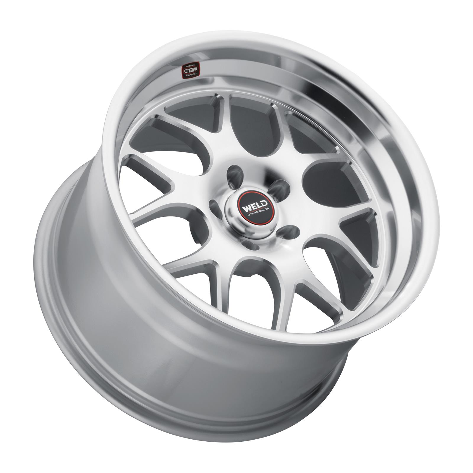 Weld Solana 18x11 / 5x114.3 BP / ET19 / 70.5mm Bore - Gloss Silver Machined Wheel thumbnail 3