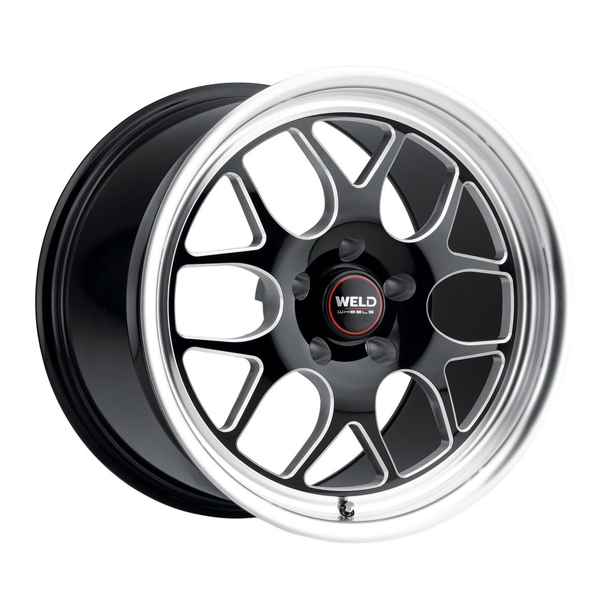 Weld Solana 18x10 / 5x120.65 BP / ET28 / 70.3mm Bore - Gloss Black Wheel