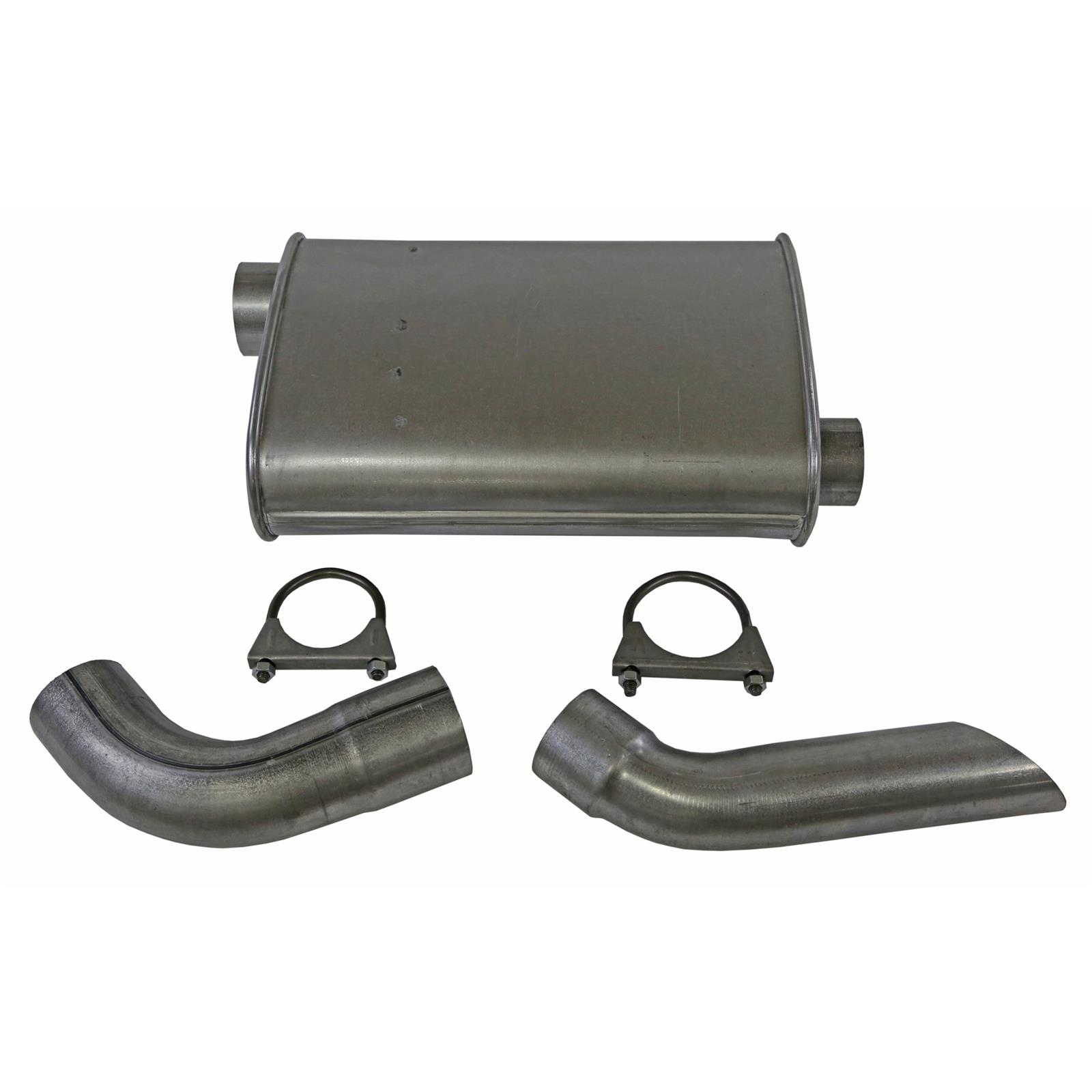 Corvette Dynomax Super Turbo Muffler, 2 1/2 Inch, 1974-1982 | Muscle Cars & Classics - View #8