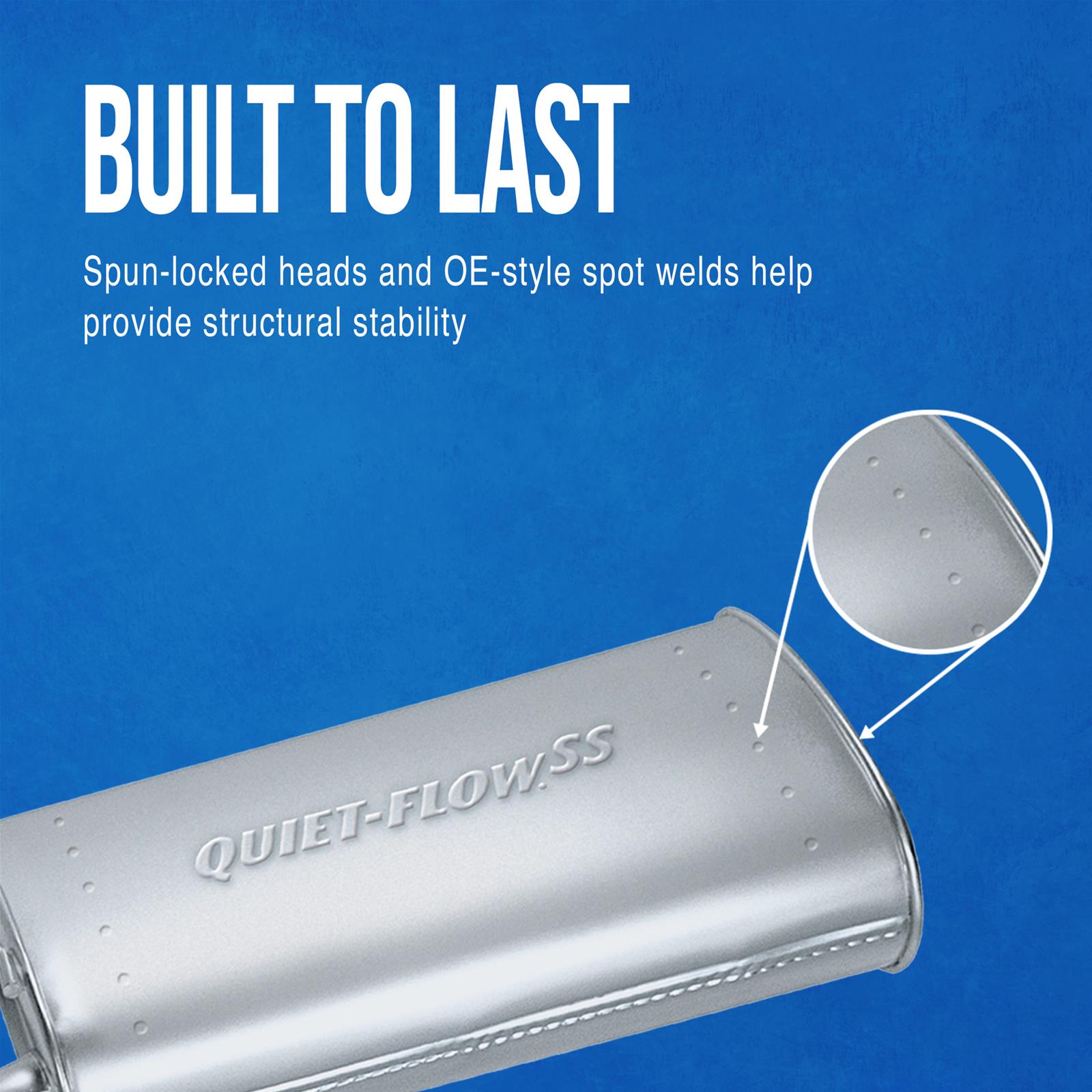 Walker Exhaust 21690 Walker Quiet-Flow SS Mufflers | Summit Racing