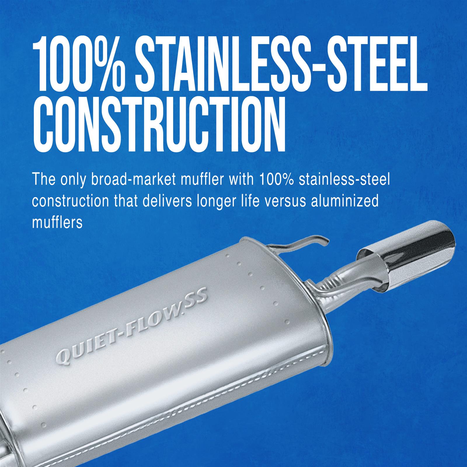 Walker Exhaust 21541 Walker Quiet-Flow SS Mufflers | Summit Racing