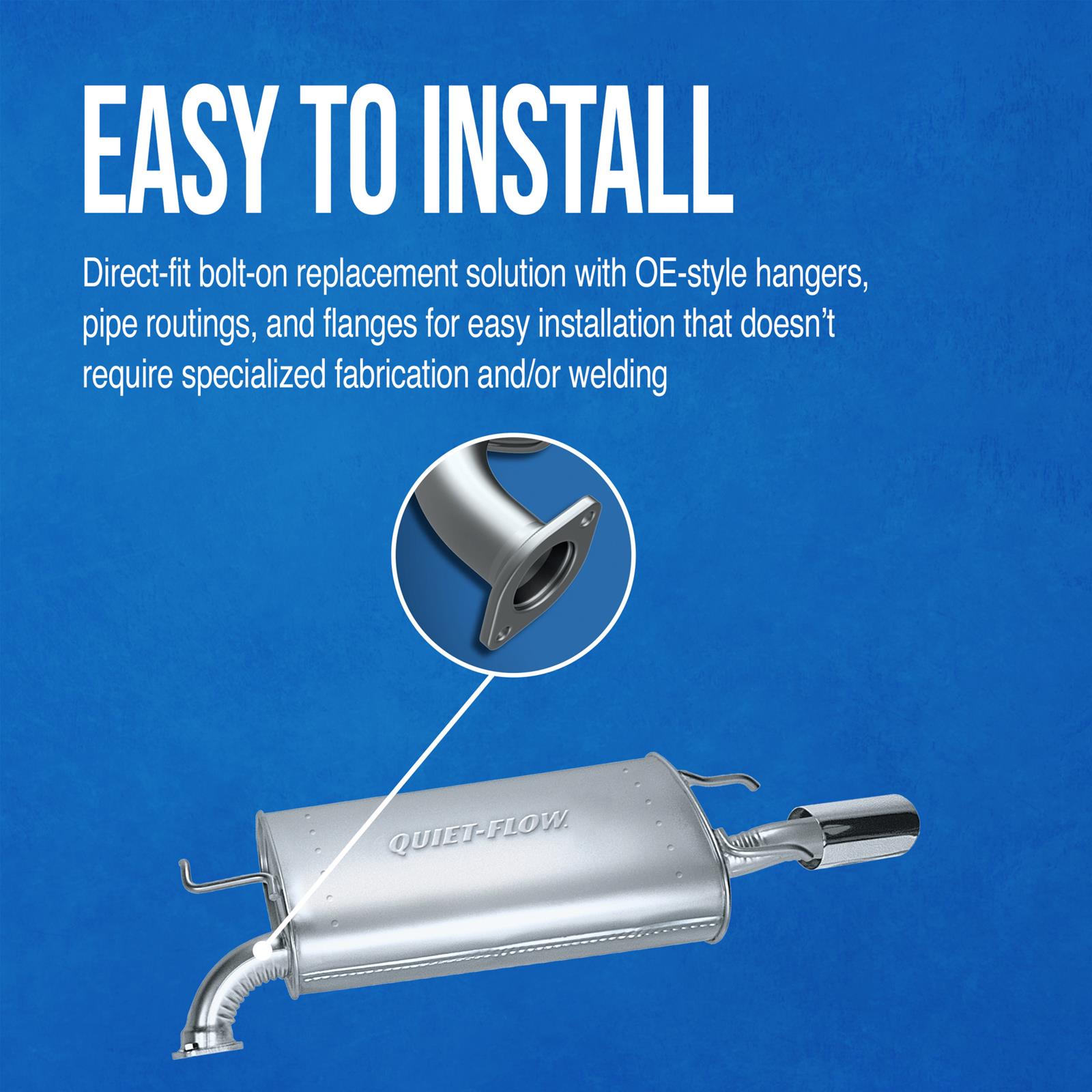 Walker Exhaust 21028 Walker Quiet-Flow 3 Mufflers | Summit Racing