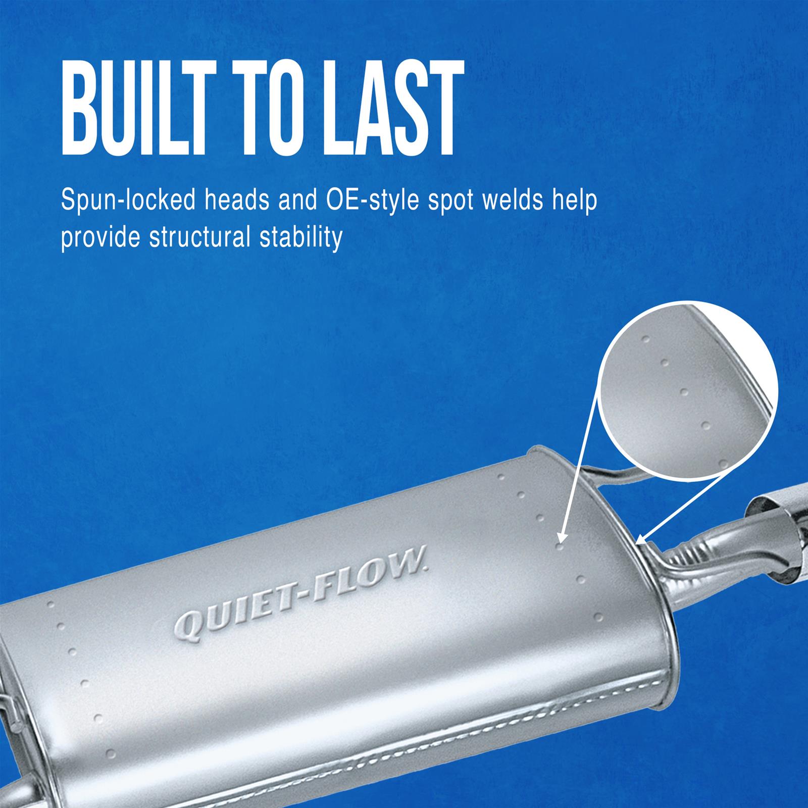 小物 THE TOE Eberhard Check Muffler Walker Exhaust 21443 Walker Quiet-Flow Mufflers | Summit Racing