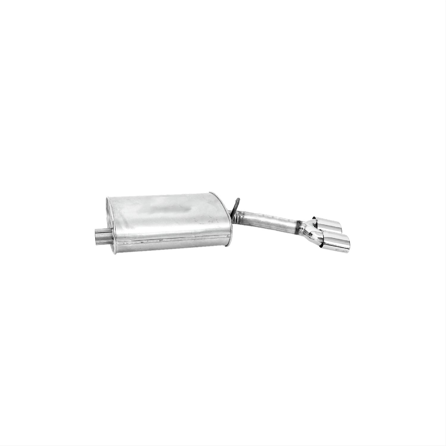 Walker Quiet-Flow SS 53400 Direct Fit Exhaust Muffler Assembly 1.875" Inlet (ID) 3.625" Outlet (OD) For Hyundai Elantra
