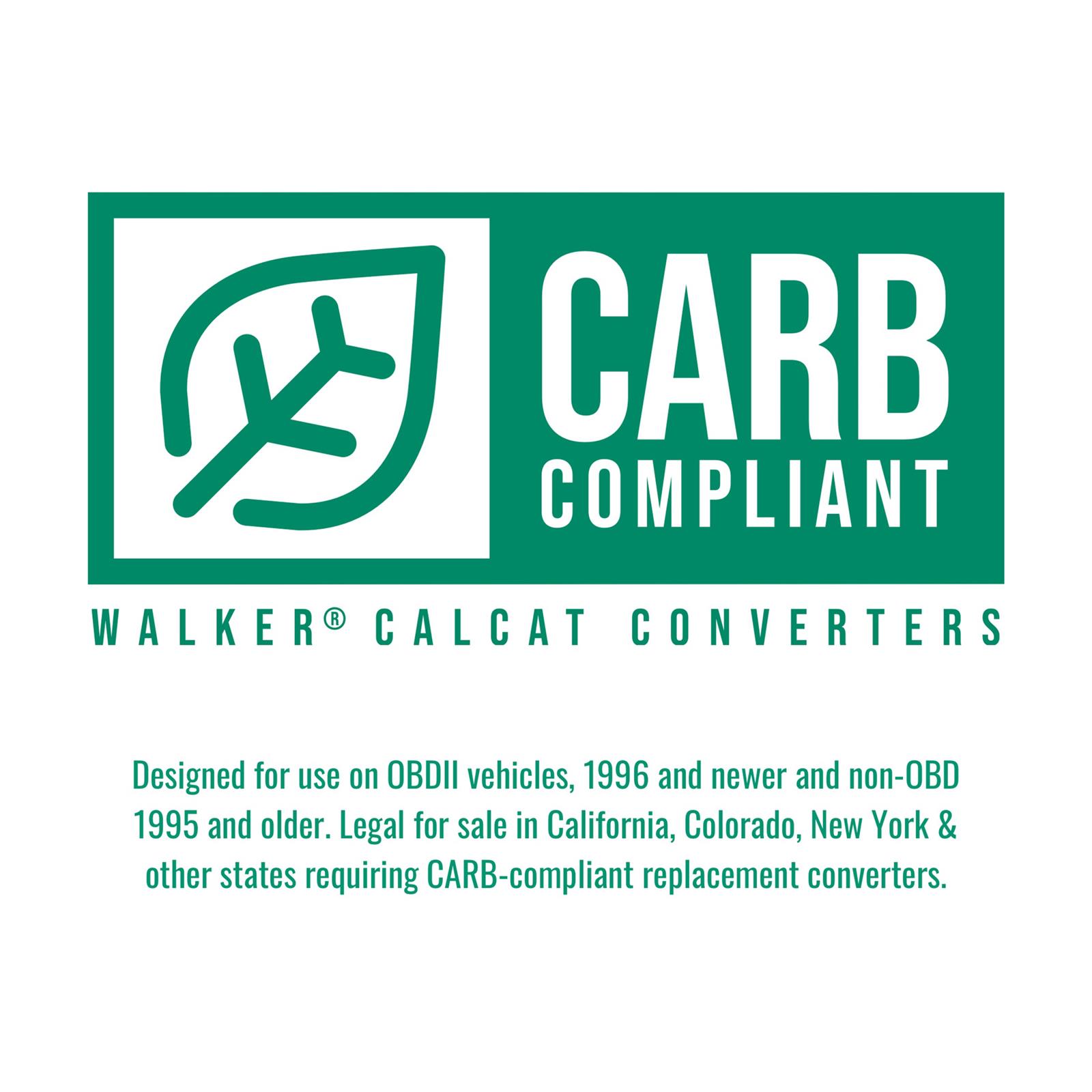 Walker Exhaust 84163 Walker CalCat Direct-Fit Catalytic Converters
