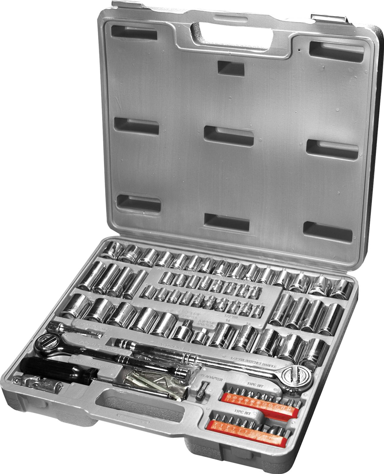 Performance Tool W1198 Performance Tool 100-Piece Socket and Bit Sets ...