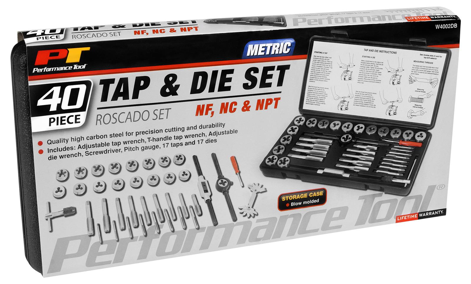 Performance Tool W4002DB Performance Tool Tap and Die Sets