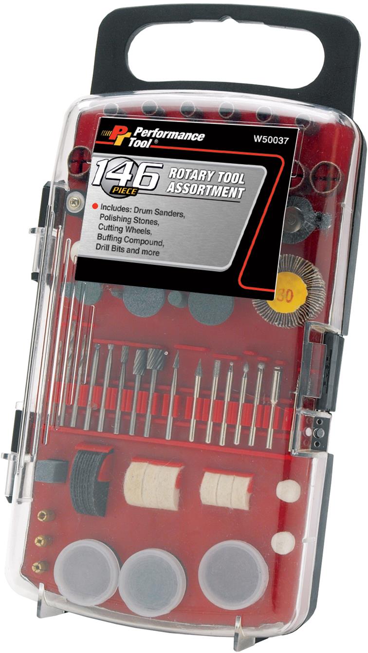 Performance Tool W50037 Performance Tool 146Piece Rotary Tool Bit Sets