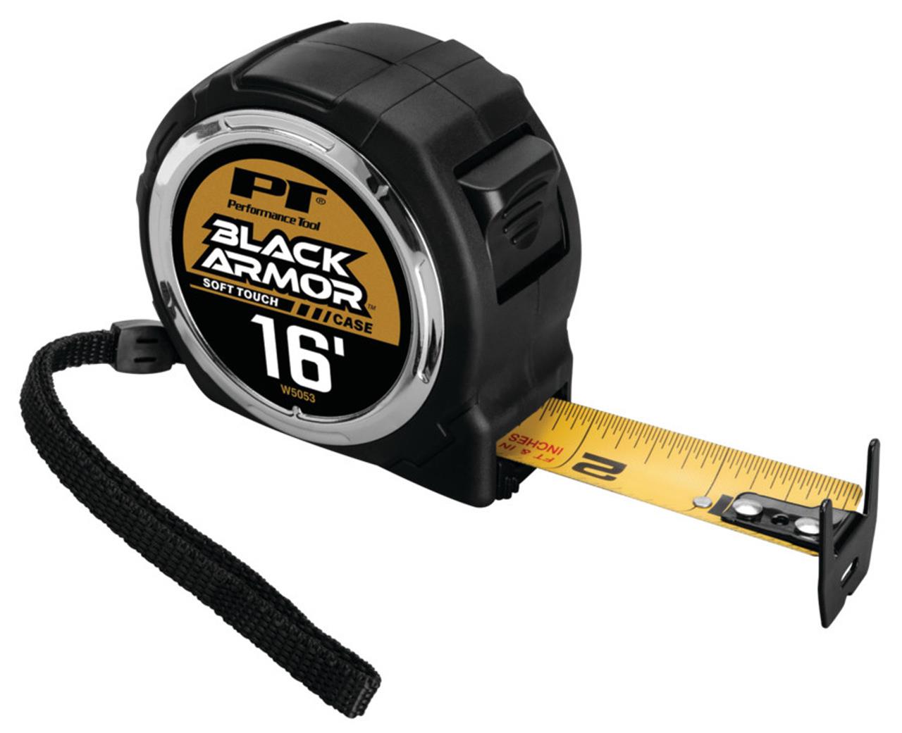 Performance Tool W5053 Performance Tool Black Armor Tape Measures