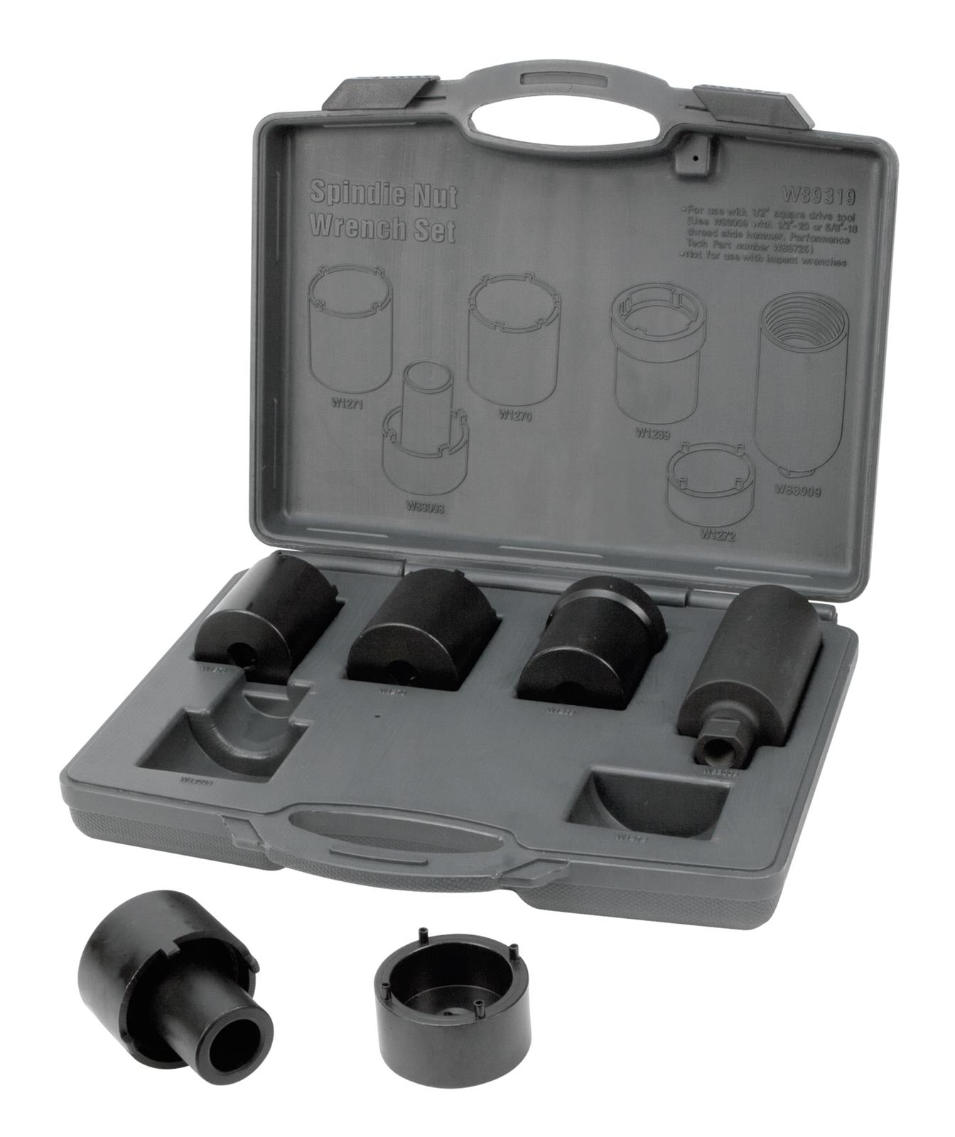 Performance Tool W89319 Performance Tool Spindle Nut Wrench Sets