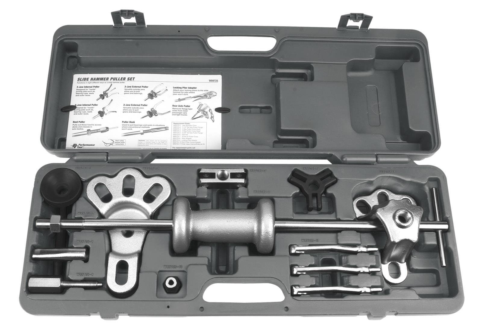 Performance Tool W89725 Performance Tool Slide Hammer Puller Sets 