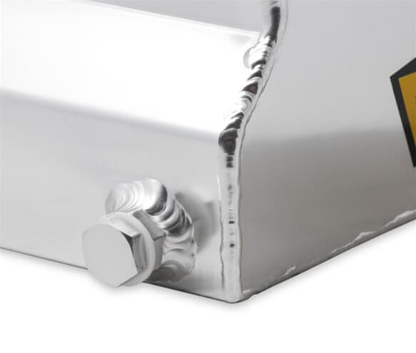 Weiand Oil Pan Packages 5045WND Pan, Fabricated, Aluminum, Silver, 7 Quart, Rear Sump, Chevy, LS, Kit thumbnail 4
