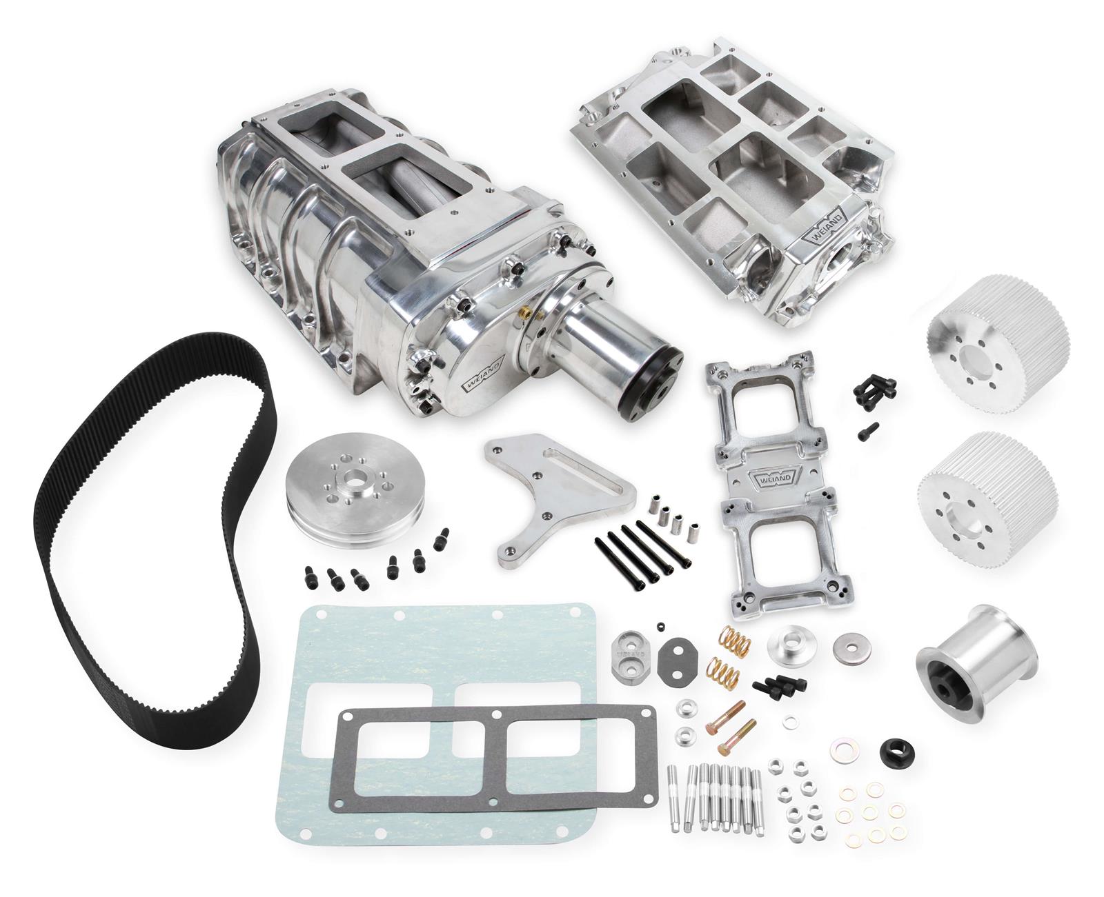 Weiand 7386P - Weiand Superchargers, Roots Style Kits 