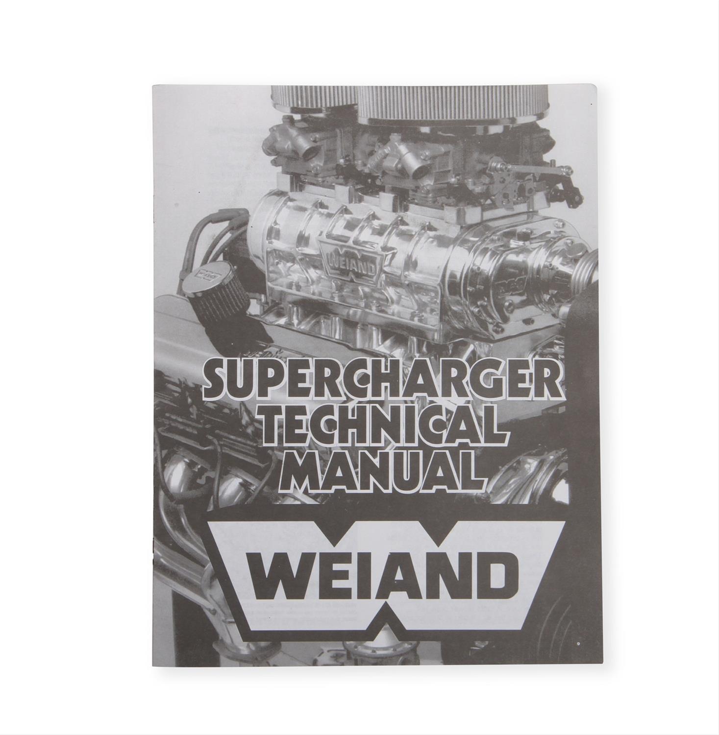 Weiand Supercharger Technical Manuals 9024 Reference Books, Manual, Paperback, Each