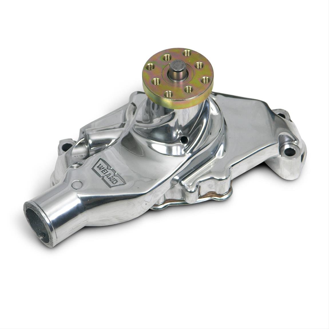 Weiand Water Pump SBC Action Plus Short, Polished 9208P Weiand Water Pump SBC Action Plus Short, Polished 9208P