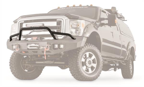Warn Grille Guard Tubes 100475 Tube, Steel, Black Powdercoated, Low-Height, Ford, Each